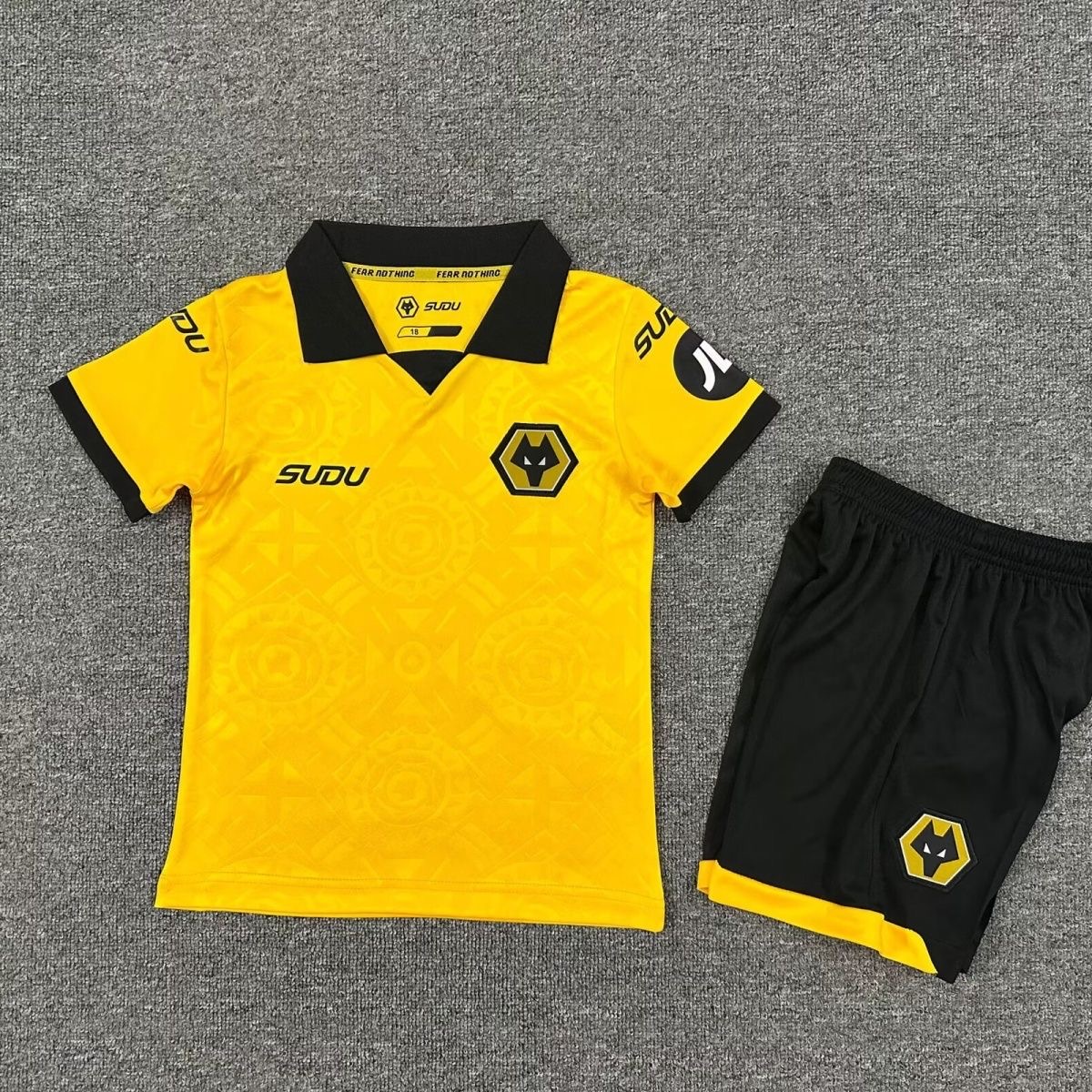 2025/2026 Wolverhampton HomeFootball Shirt Kids Size 1:1 Thai Quality