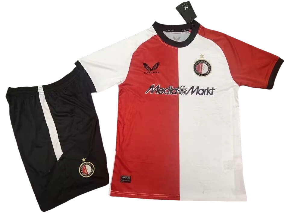 2024/2025 Feyenoord Home Football Shirt Kids Size
