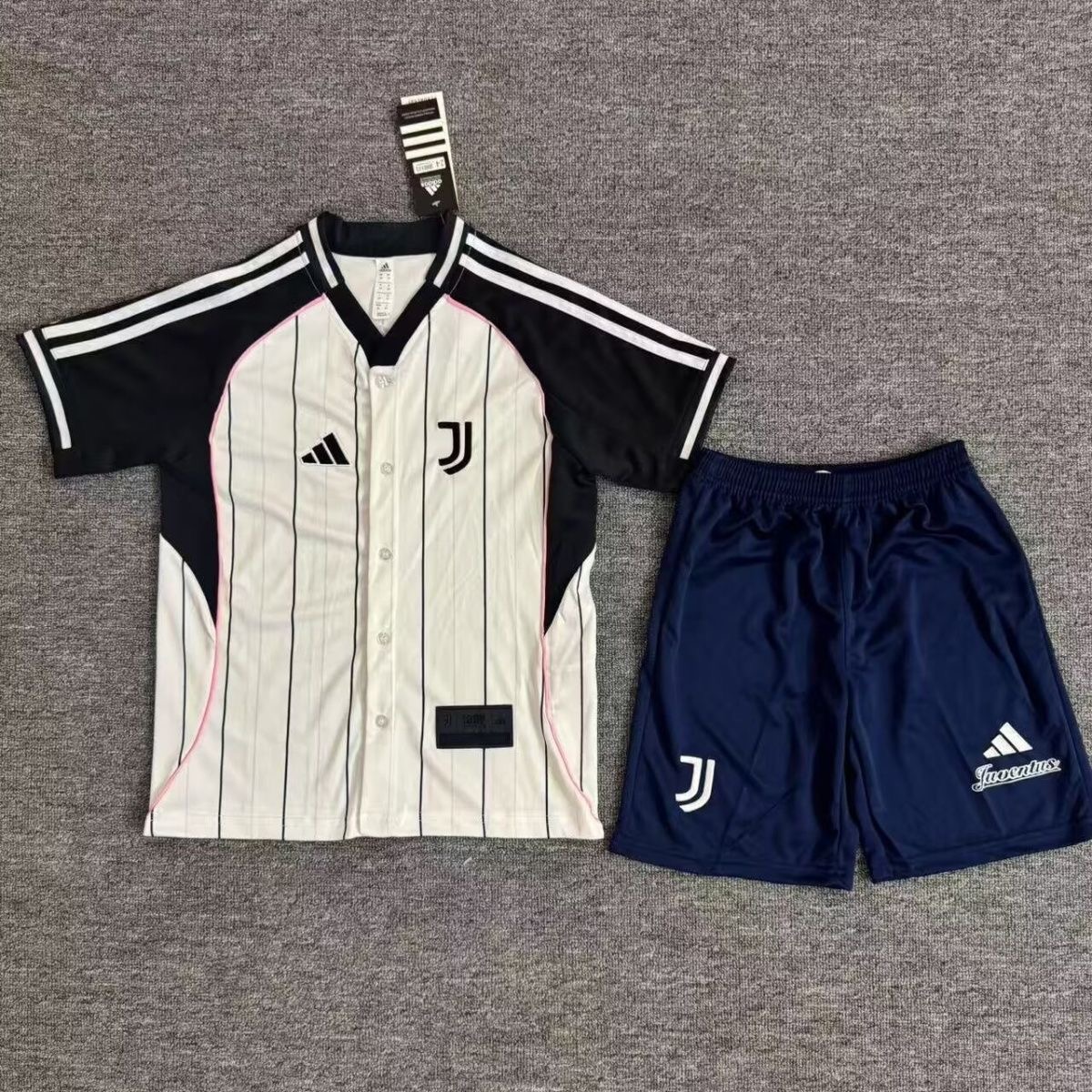 2025/2026 Juventus Baseball FootballShirt Kids Size 1:1 Thai Quality