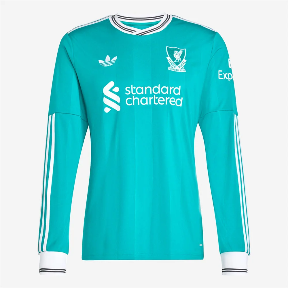 2025/2026  Long Sleeve Liverpool away Football Shirt