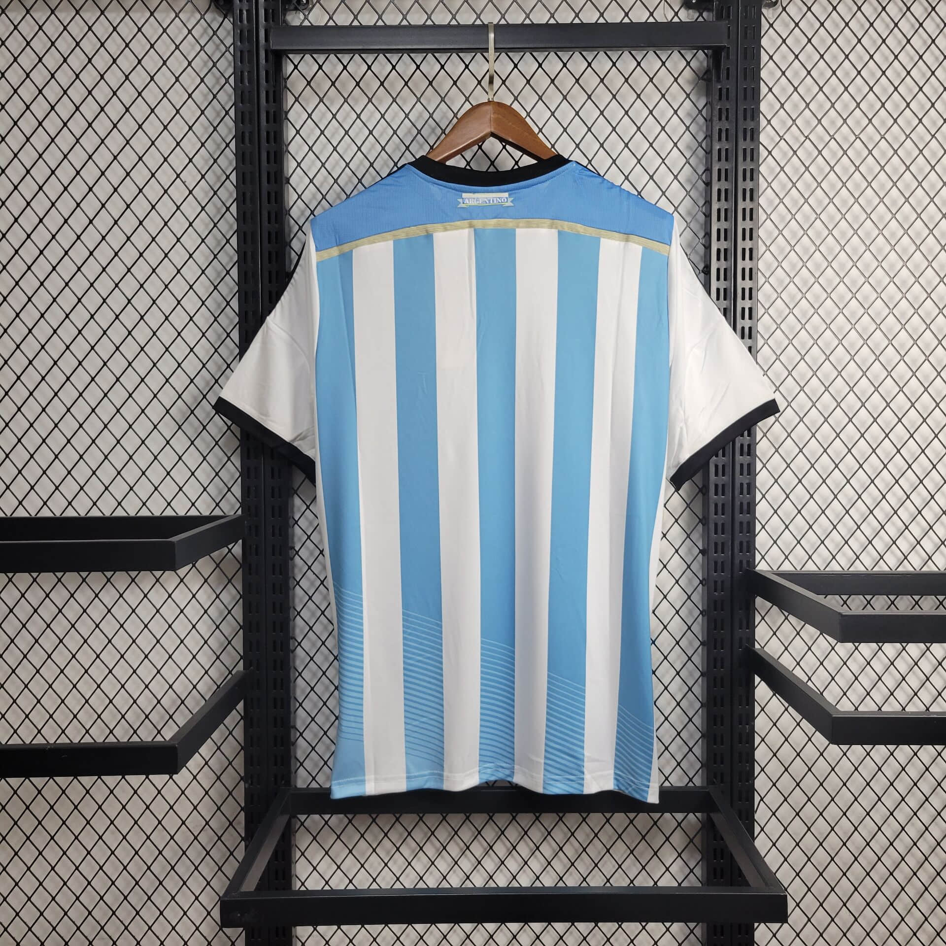 2014 Retro Argentina Home Football Shirt