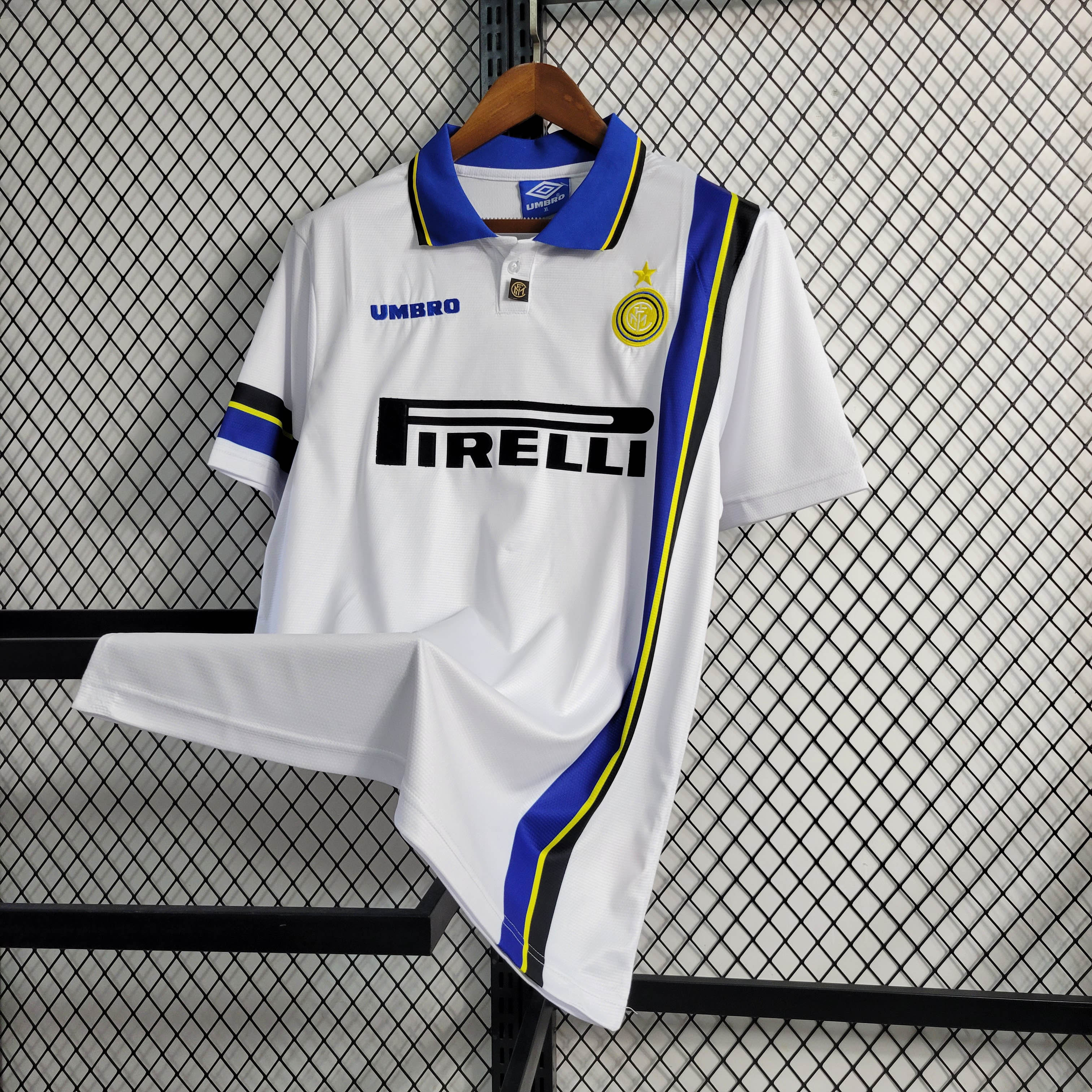 1997/1998 Retro Inter Milan Away Football Shirt 1:1 Thai Qualit