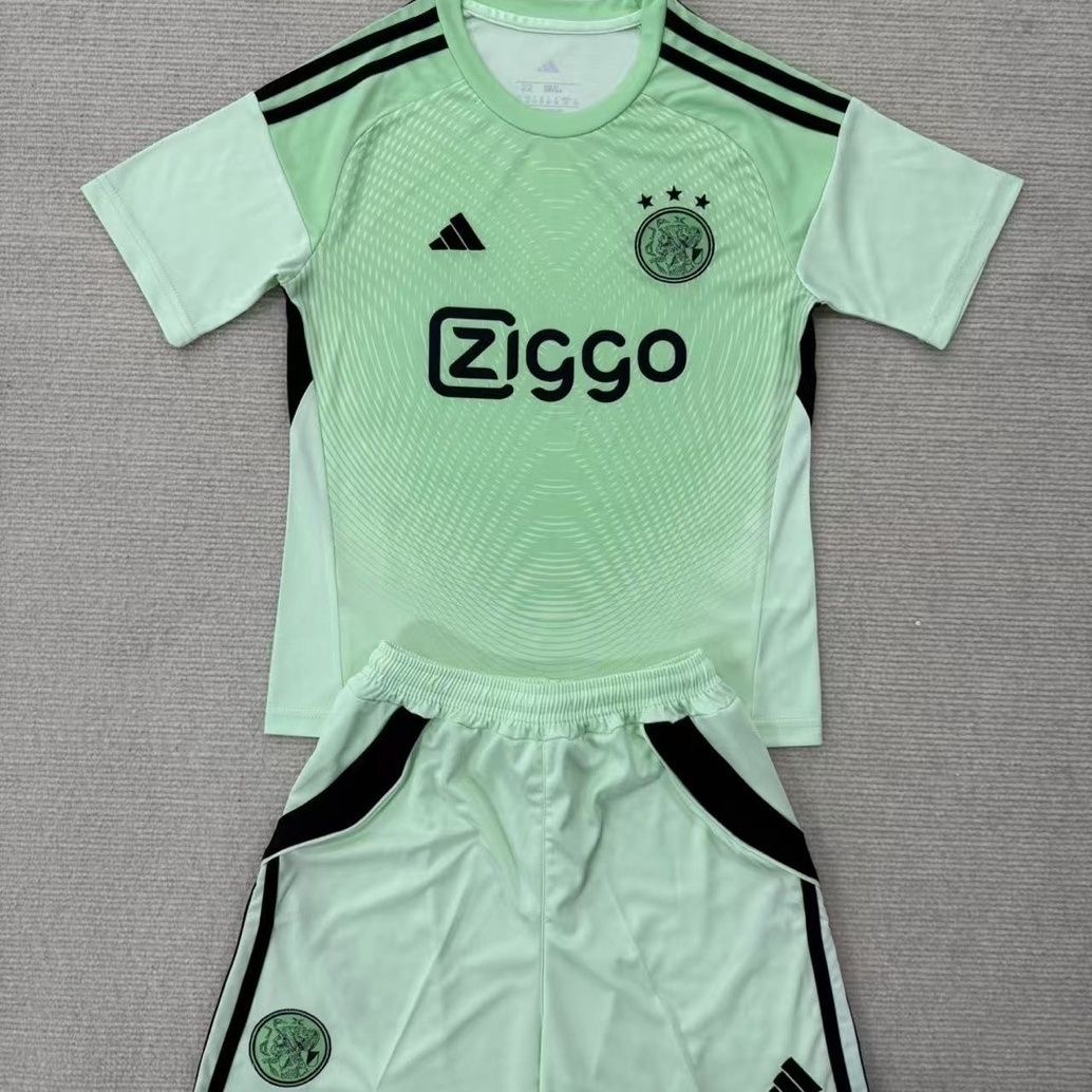 2025/2026 Ajax Goalkeeper FootballShirt Kids size 1:1 Thai Quality