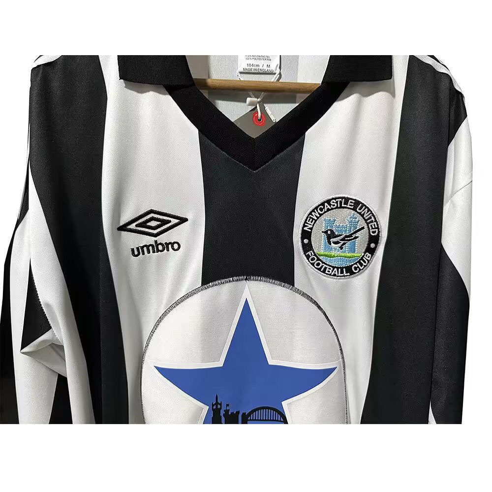 1980/1982 Retro Long Sleeve NewcastleUnited Home  Football Shirt 1:1 Thai Qualit