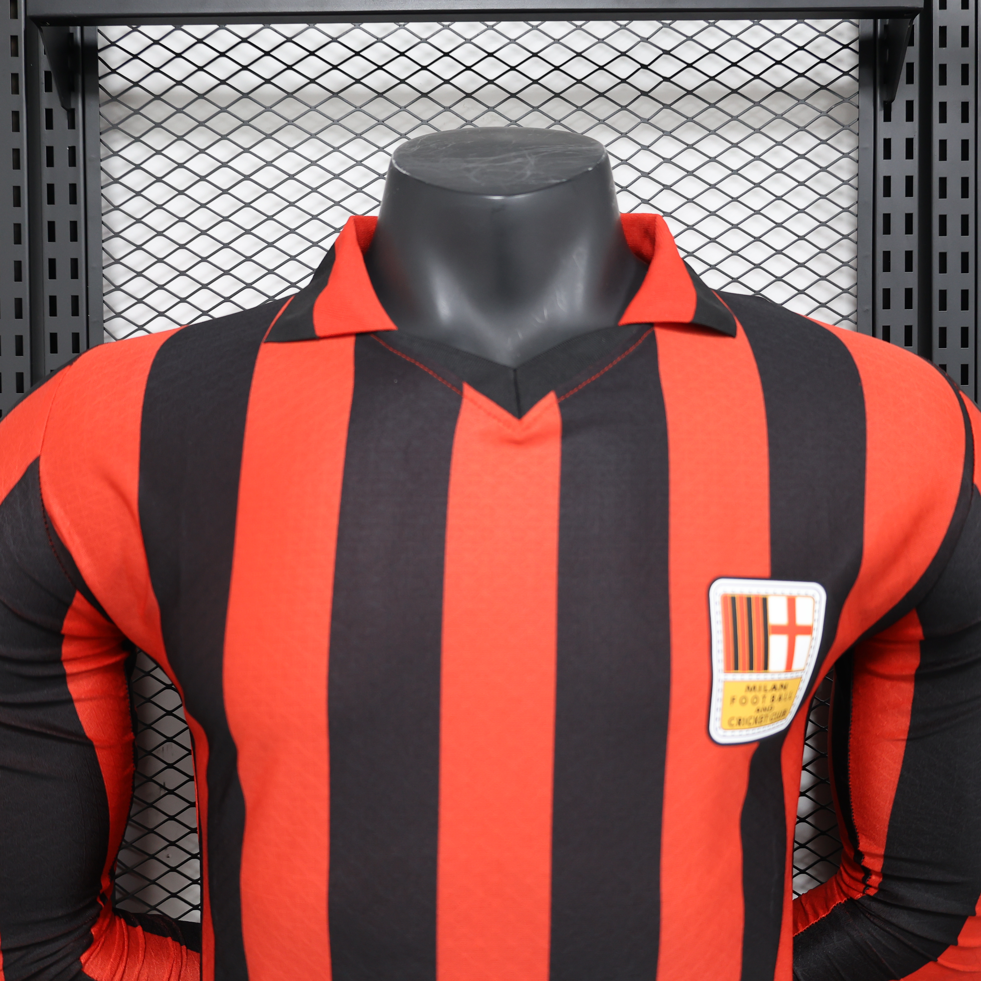2024/2025 Player Version Long AC Milan Anniversary Edition Football Shirt