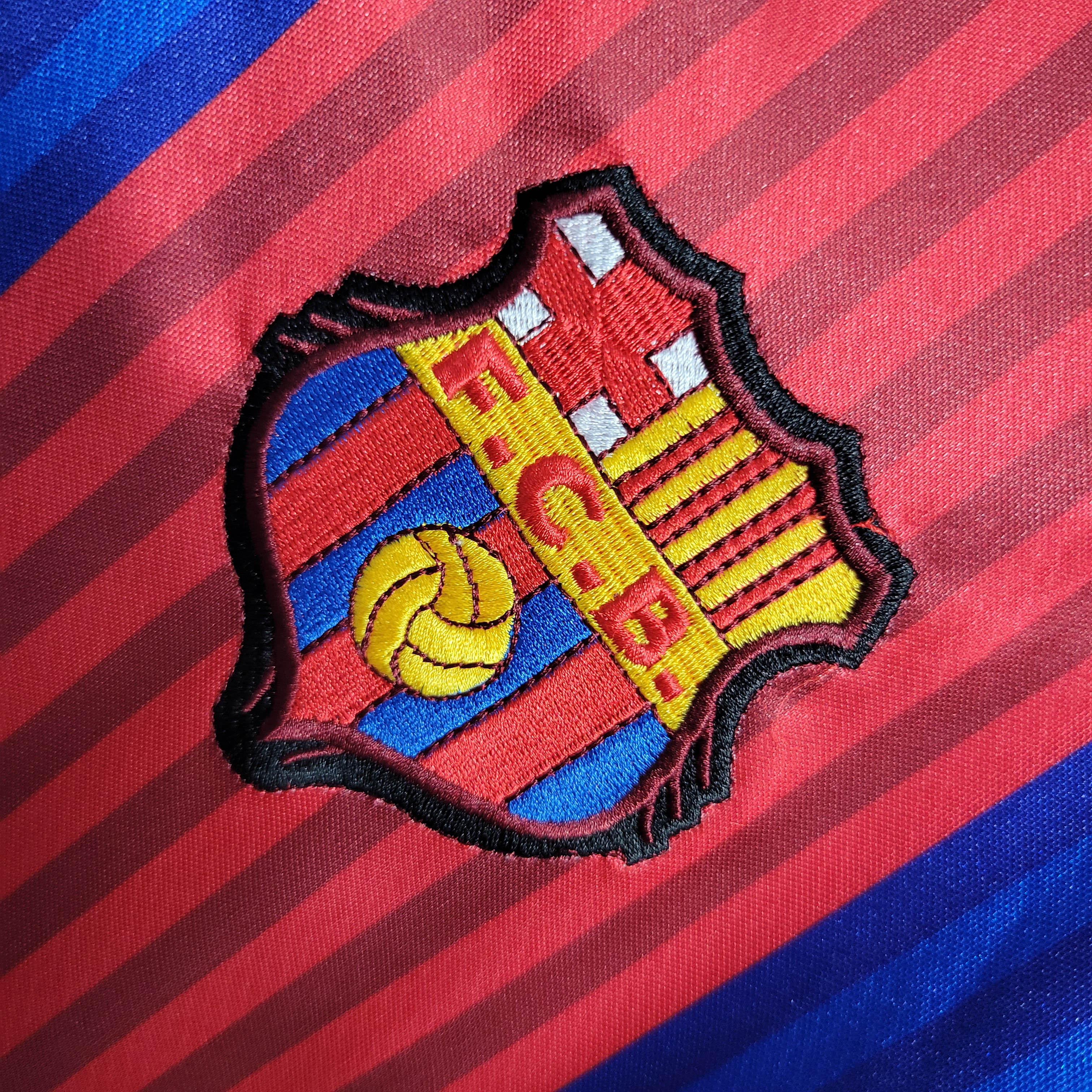 1989/1992 Retro Long Sleeve Barcelona Home Football Shirt