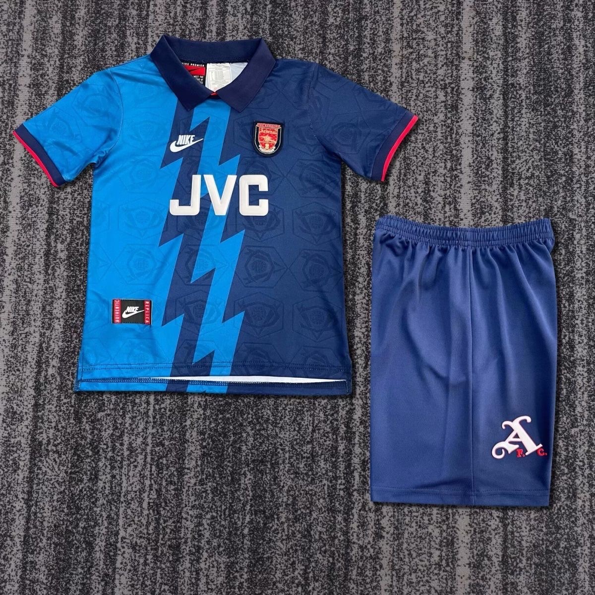 1995/1996 Retro Arsenal Away FootballShirt Kids Size 1:1 Thai Quality