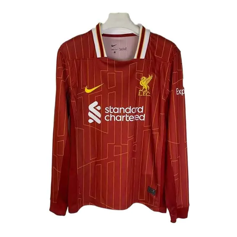 2024/2025 Long Sleeve Liverpool Home Football Shirt