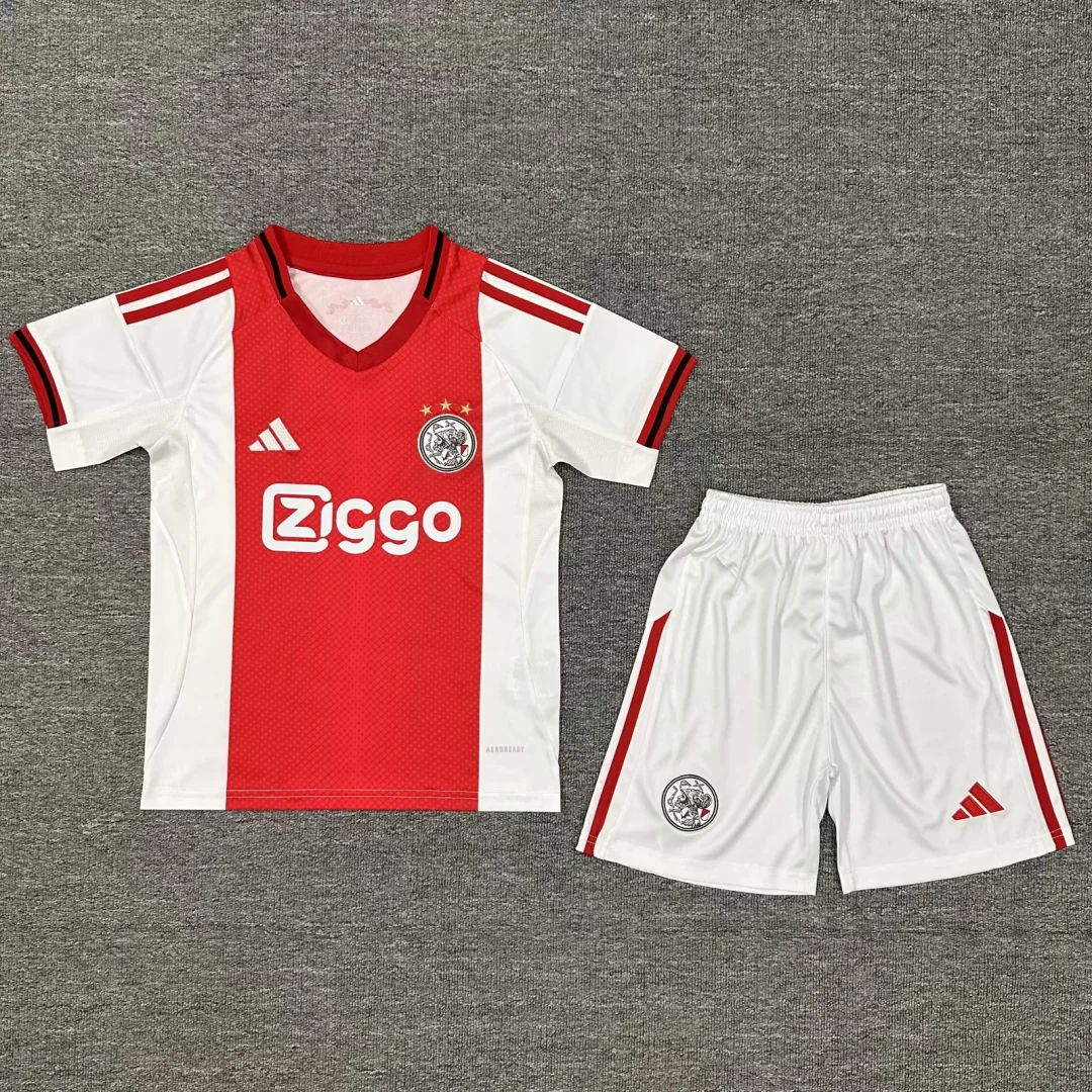 2025/2026 Ajax Home Football shirtKids size 1:1 Thai Quality