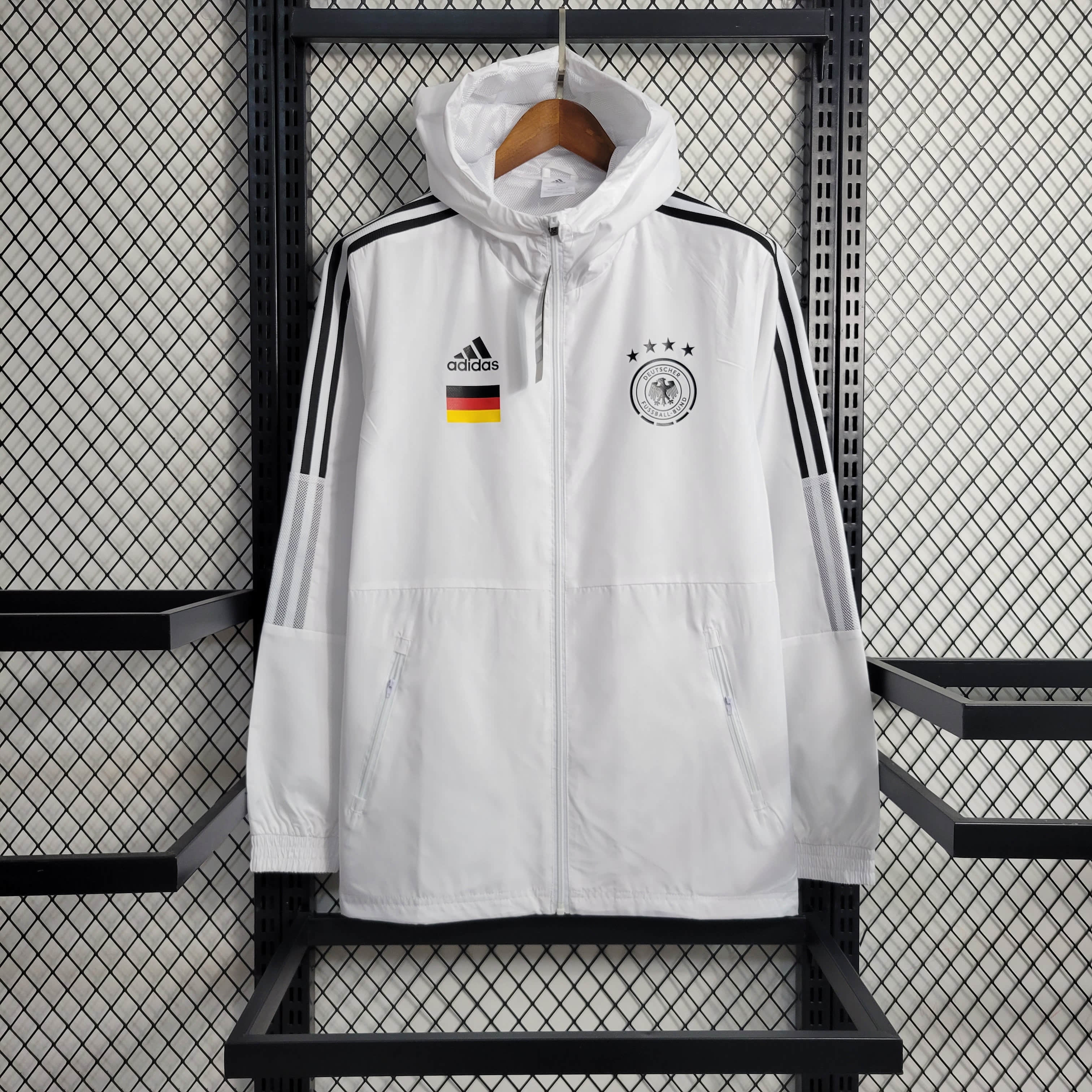 2023/2024 Germany Windbreaker White Football Shirt