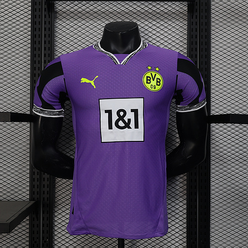 2025/2026 Player Version Dortmund Purple Football Shirt 1:1 Thai Quality