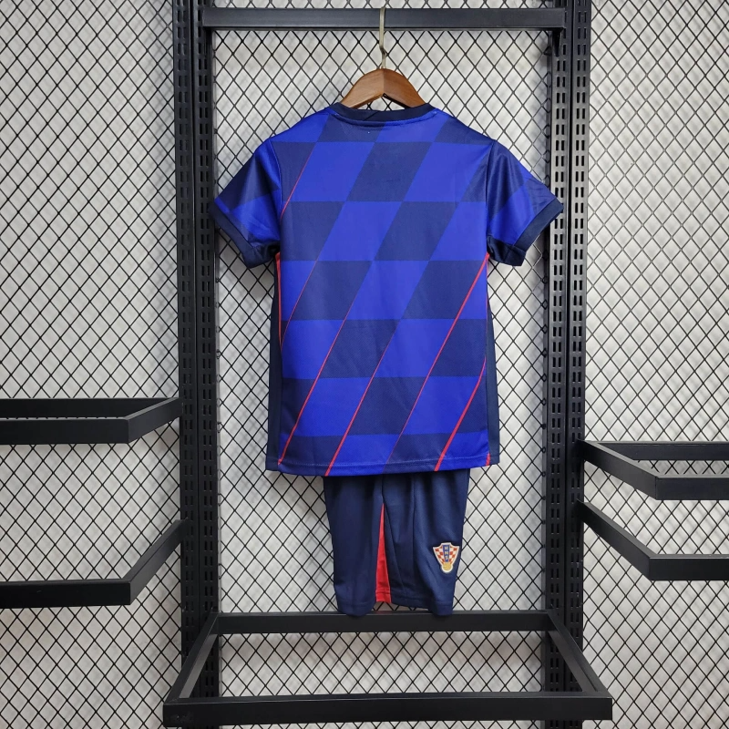 2024 Croatia Away Football Shirt Kids Size