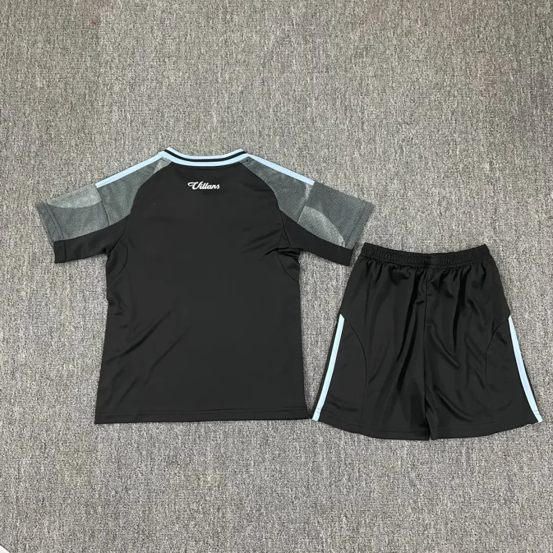 2025/2026 Aston Villa Away Football Shirt Kids Size 1:1 Thai Quality