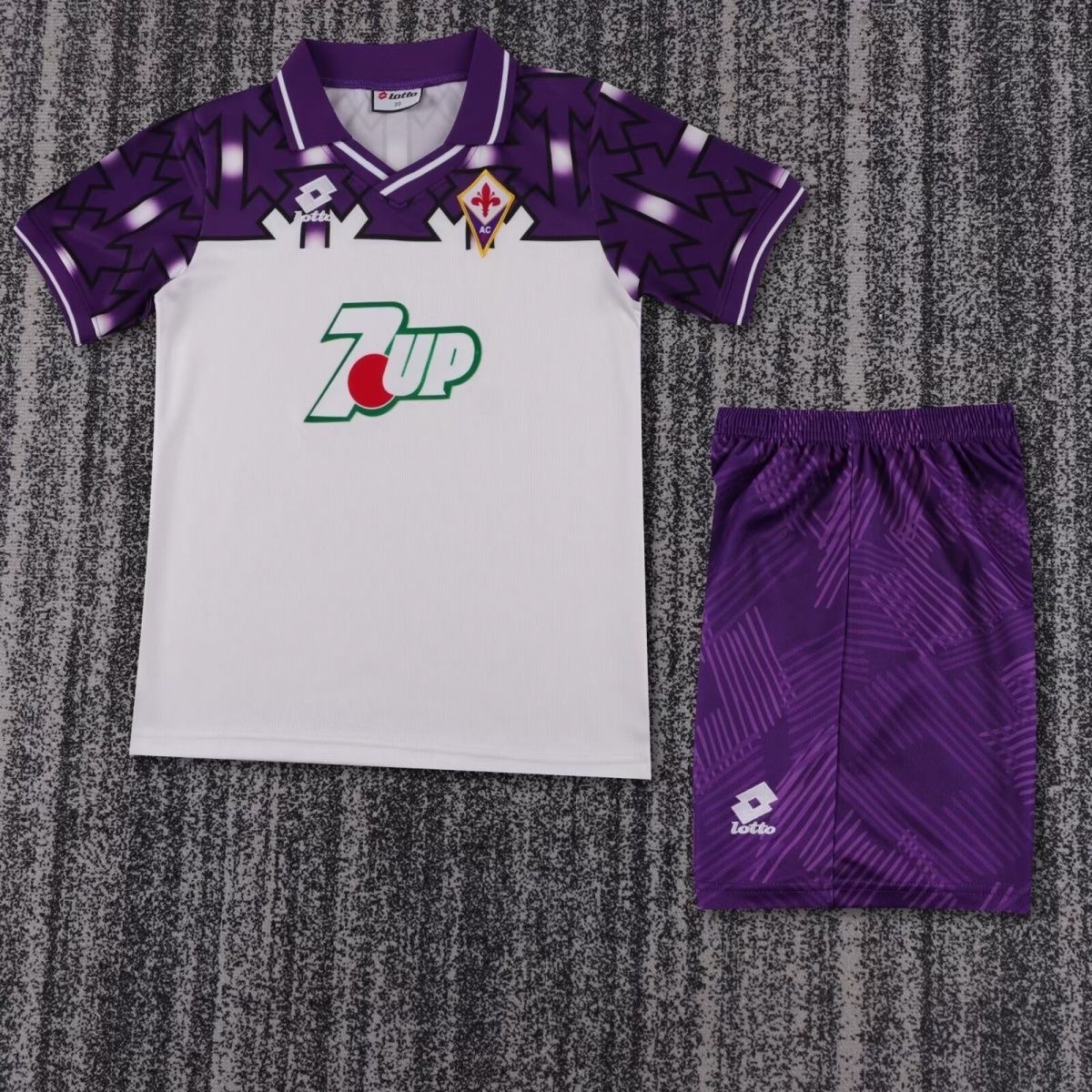 1992/1993 Retro Fiorentina AwayFootball Shirt Kids Size 1:1 Thai Quality