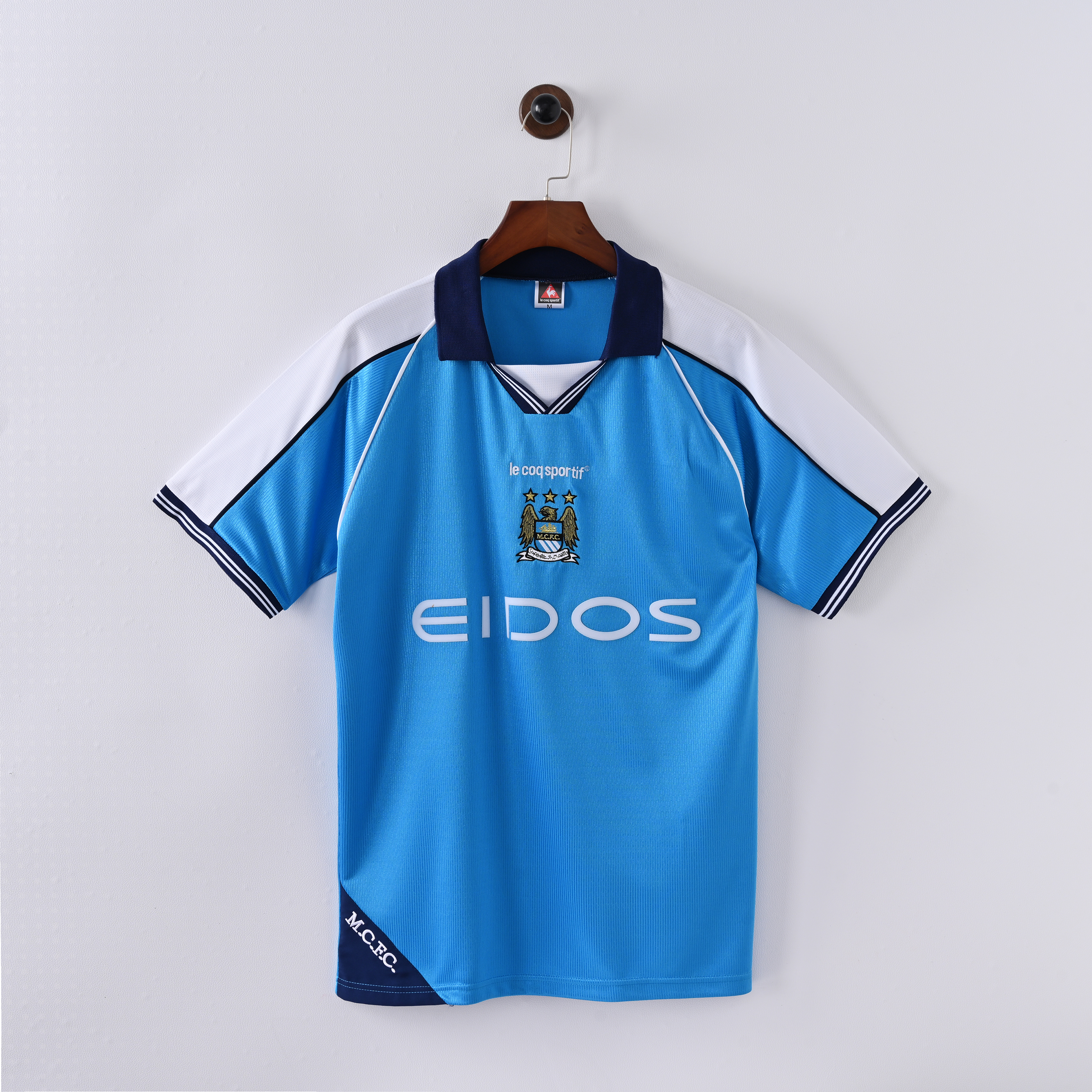 1999/2001 Retro Manchester City HomeFootball shirt 1:1 Thai Quality