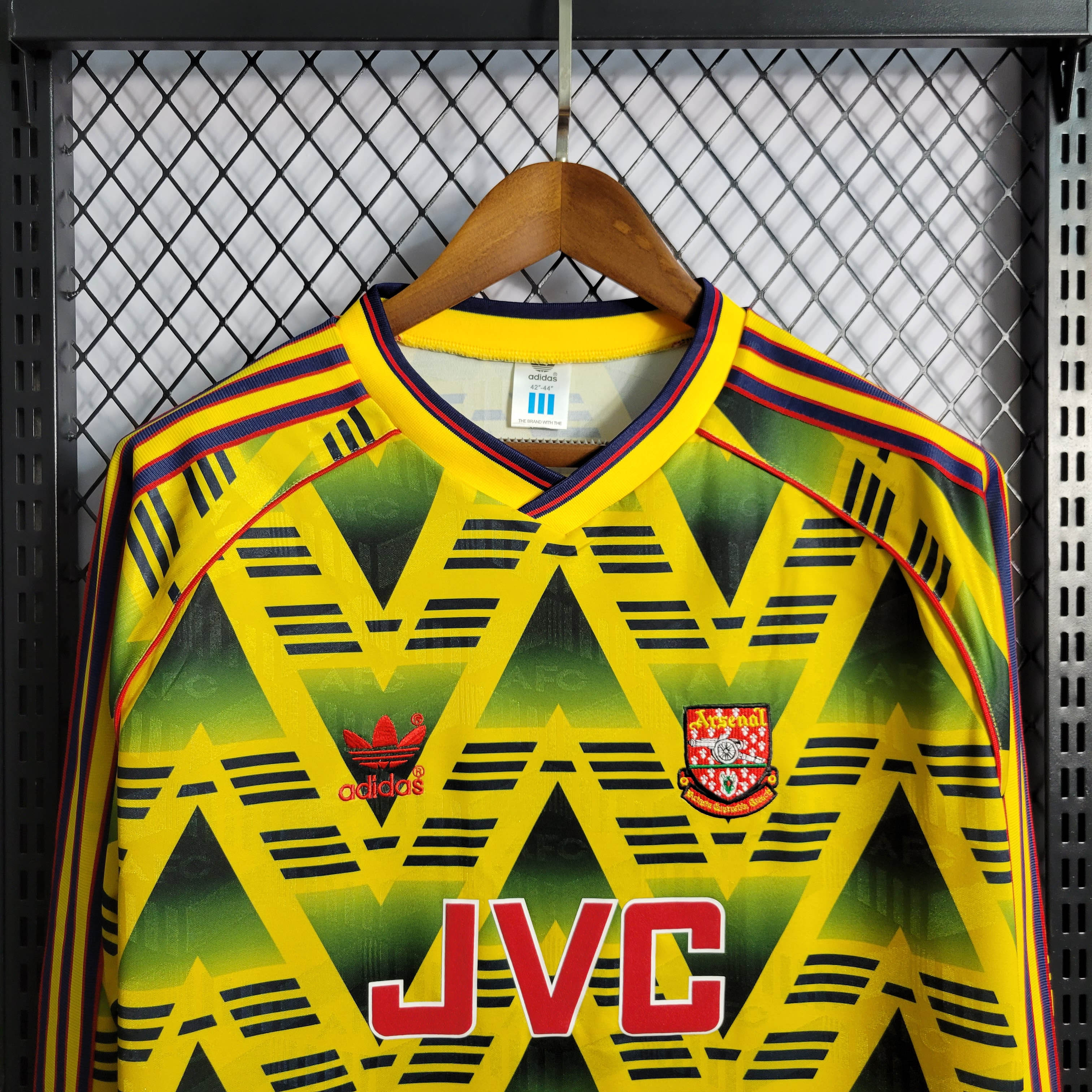 1991/1993 Retro Long Sleeve Arsenal Away Football Shirt