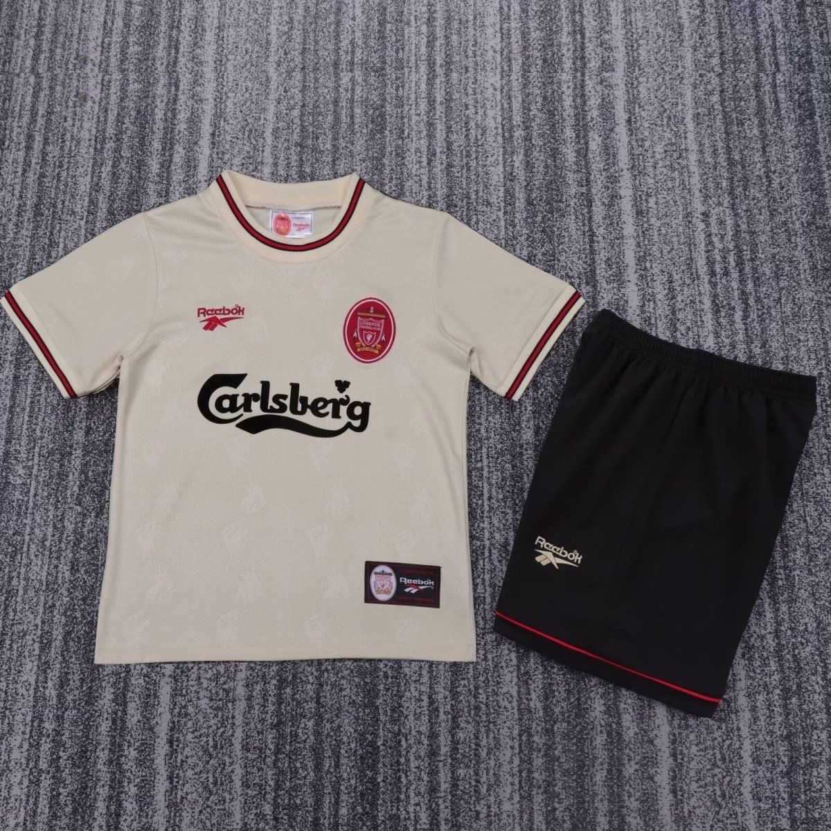 1996/1997 Retro Liverpool Away FootballShirt Kids Size 1:1 Thai Quality
