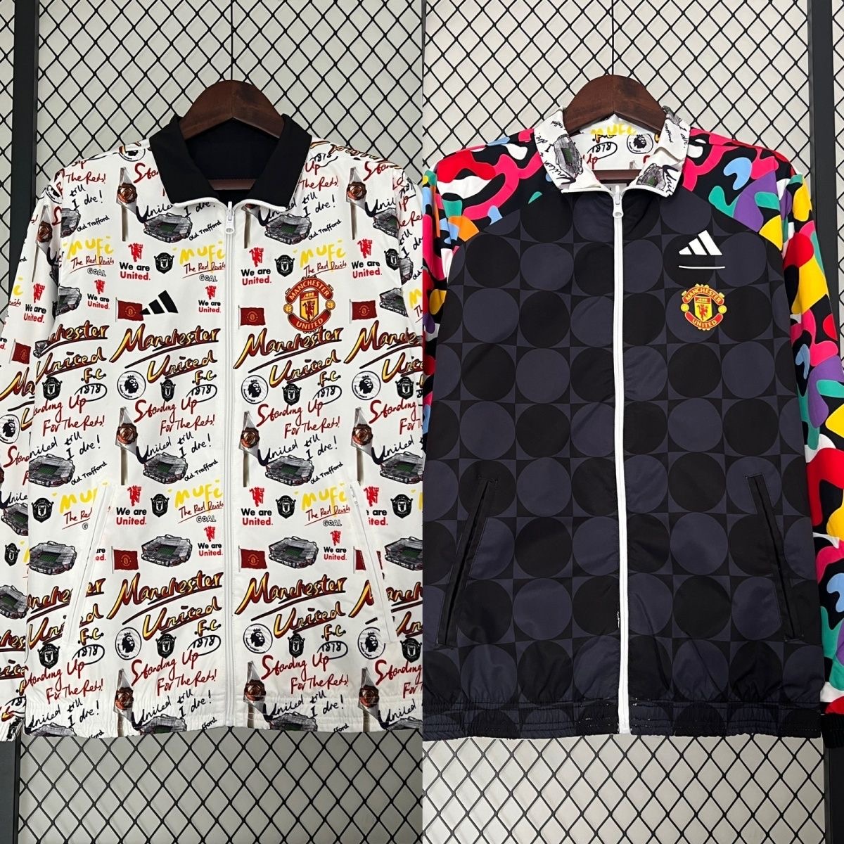 2024/2025 Manchester United Reversible Windbreaker Football Shirt