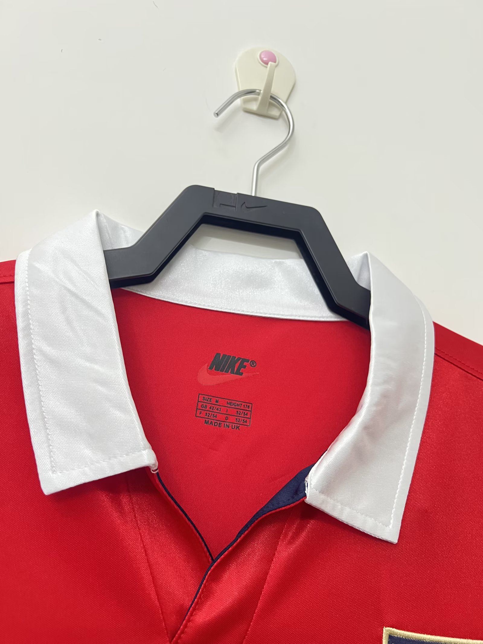 1998/1999 Retro Long Sleeve Arsenal Home Football Shirt