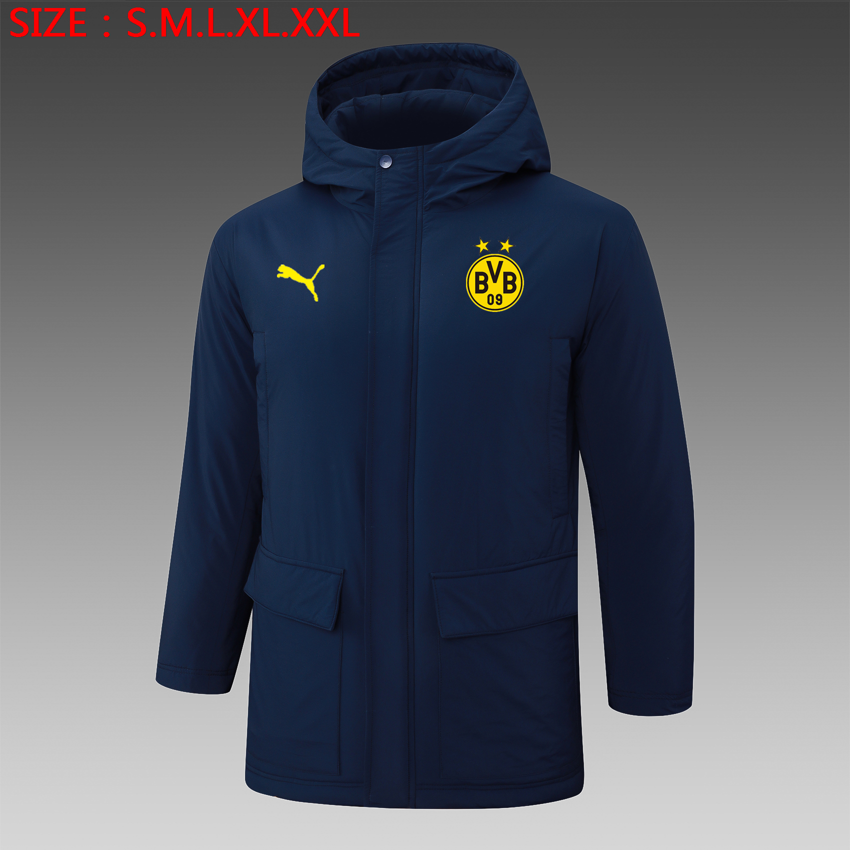 2024/2025 Dortmund Winter Warm Cotton Coat