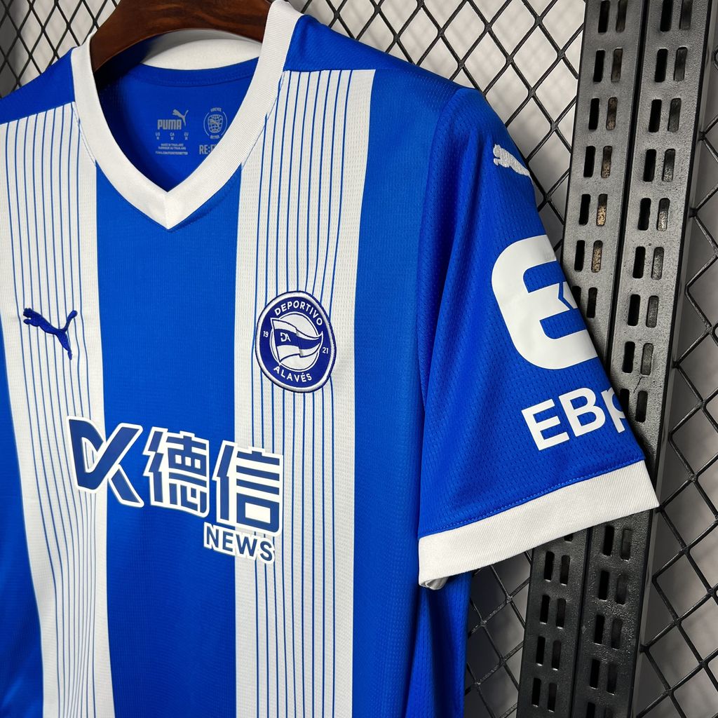 2024/2025 Deportivo Alaves Home Football Shirt
