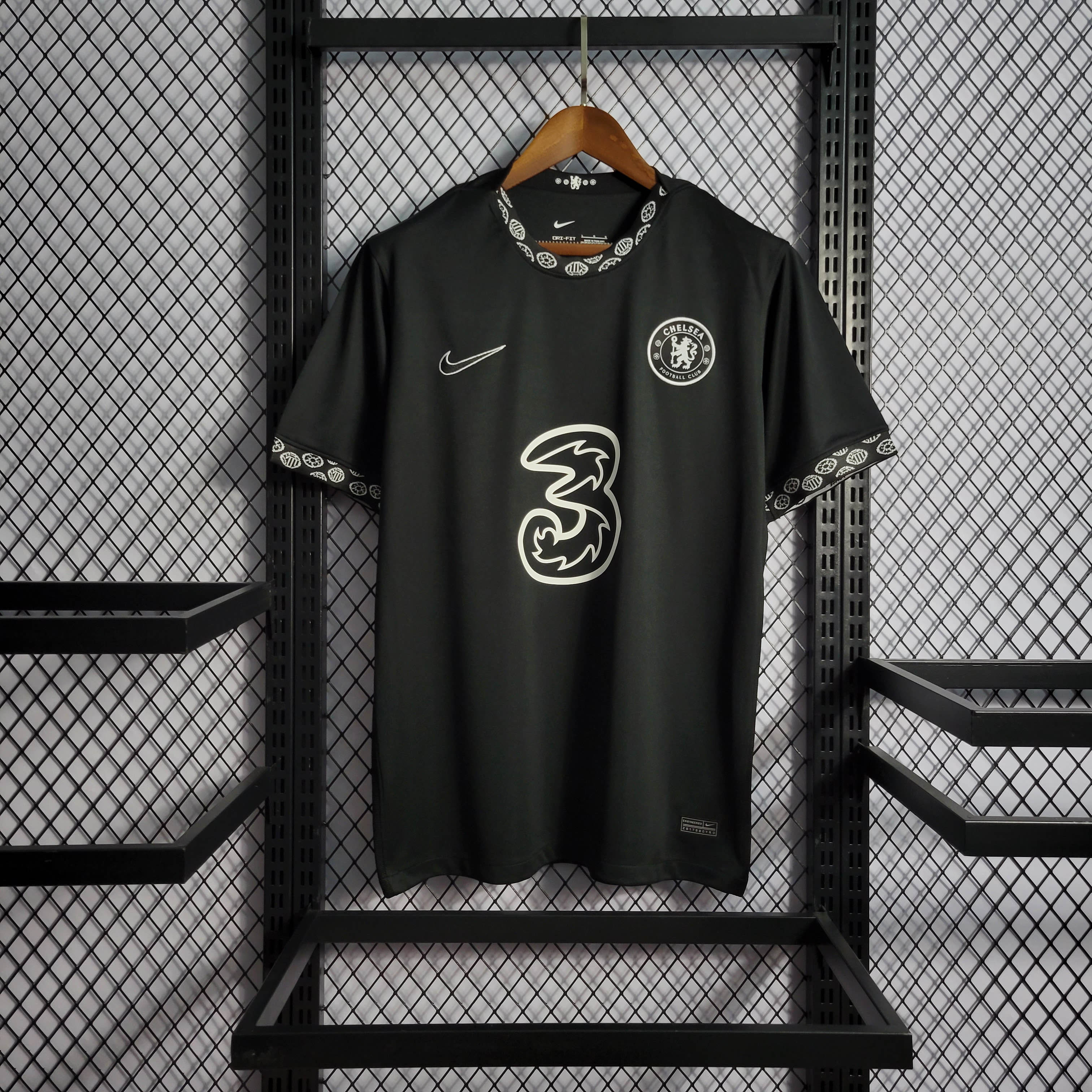 2022/2023 Chelsea Training Wear Black Football Shirt