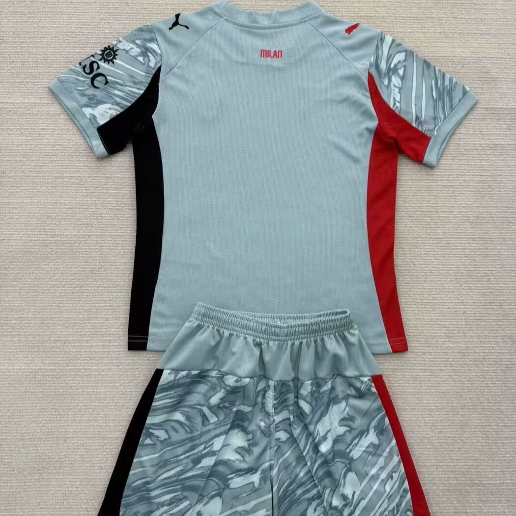 2025/2026 Ac Milan Goalkeeper FootballShirt Kids Size 1:1 Thai Quality