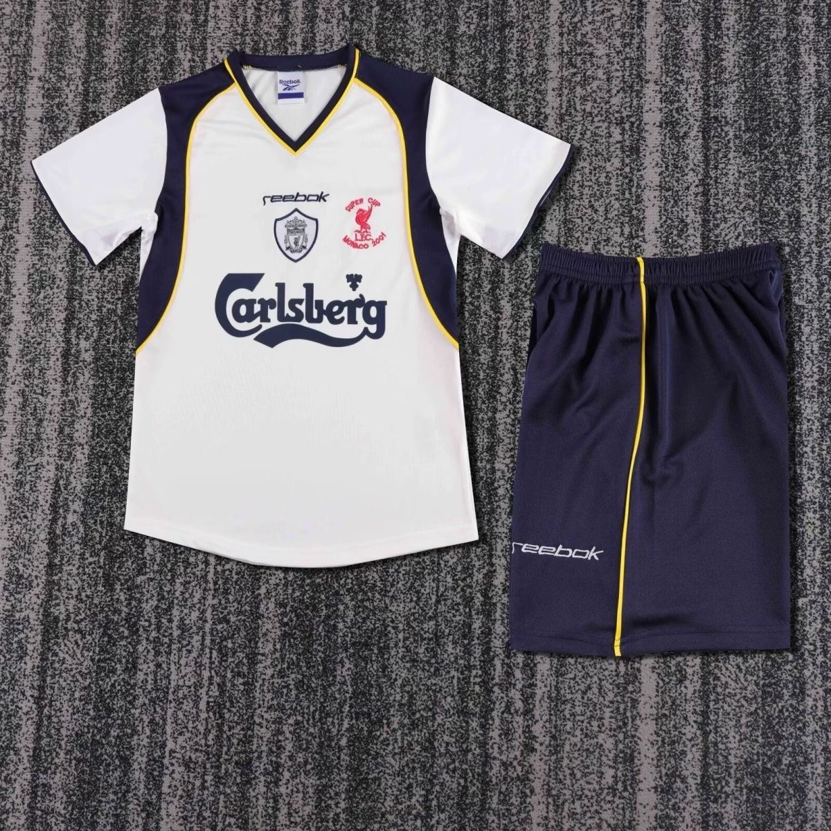 2001/2002 Retro Liverpool Away FootballShirt Kids Size 1:1 Thai Quality