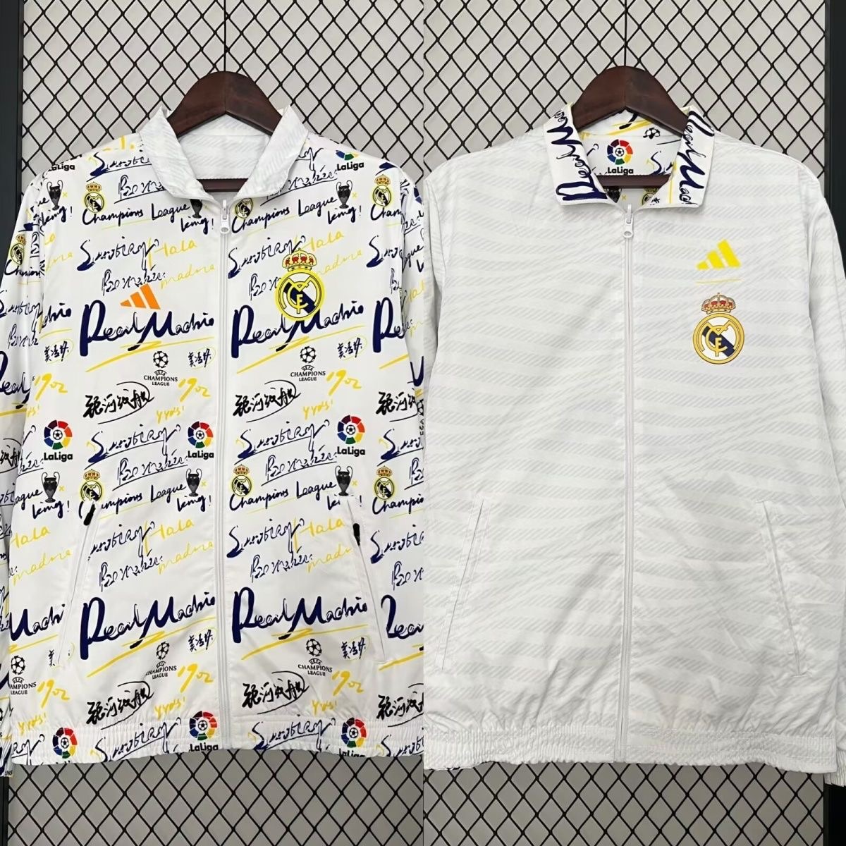 2024/2025 Real Madrid Reversible Windbreaker Football Shirt