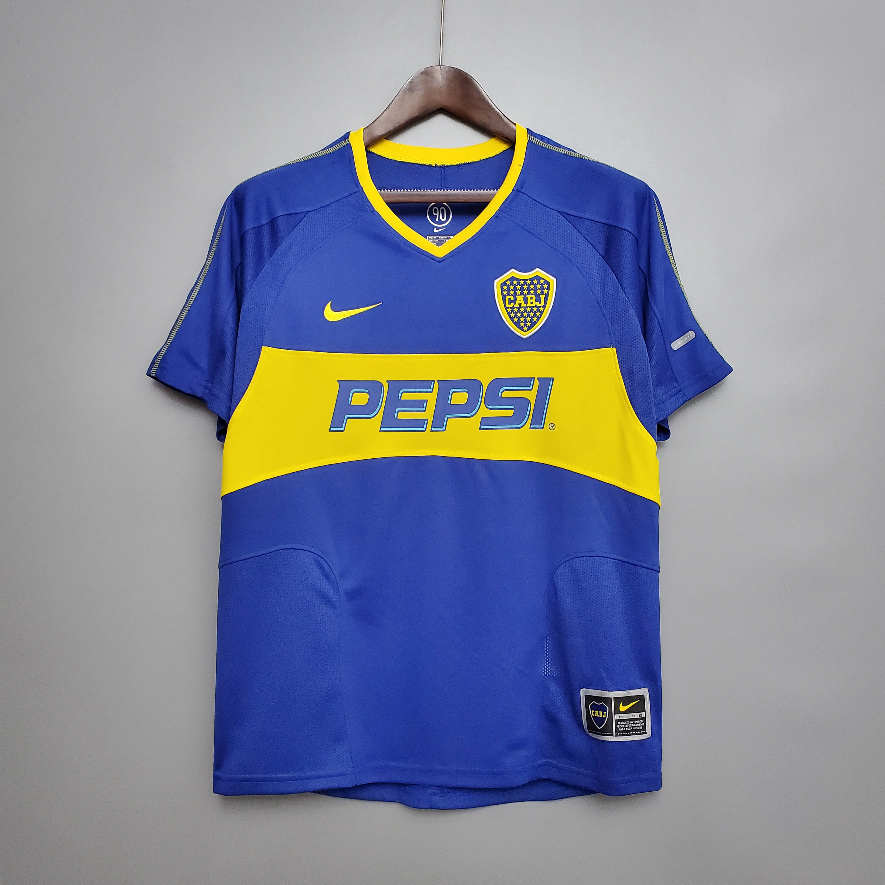 2003/2004 Retro Boca Juniors Home Football Shirt