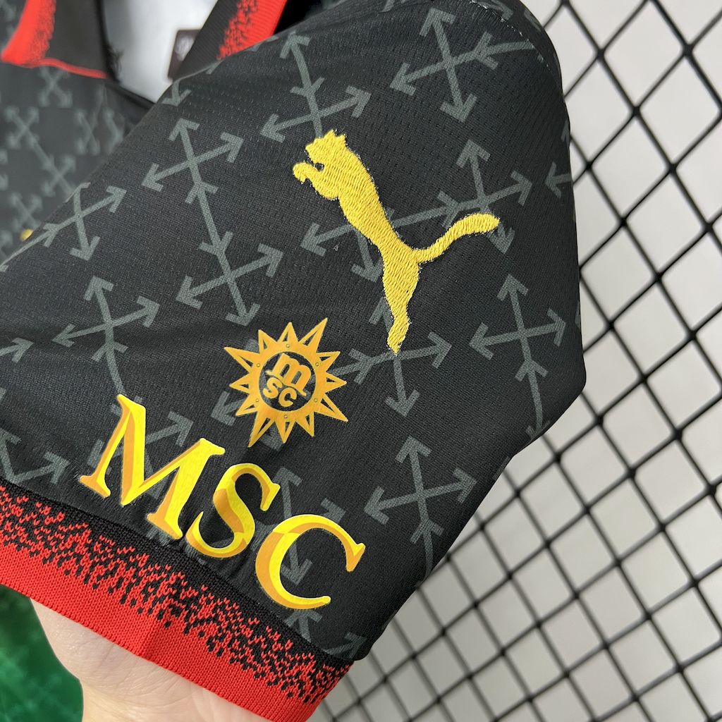 2024/2025 Ac Milan Fourth AwayFootball Shirt Kids Size 1:1 Thai Quality