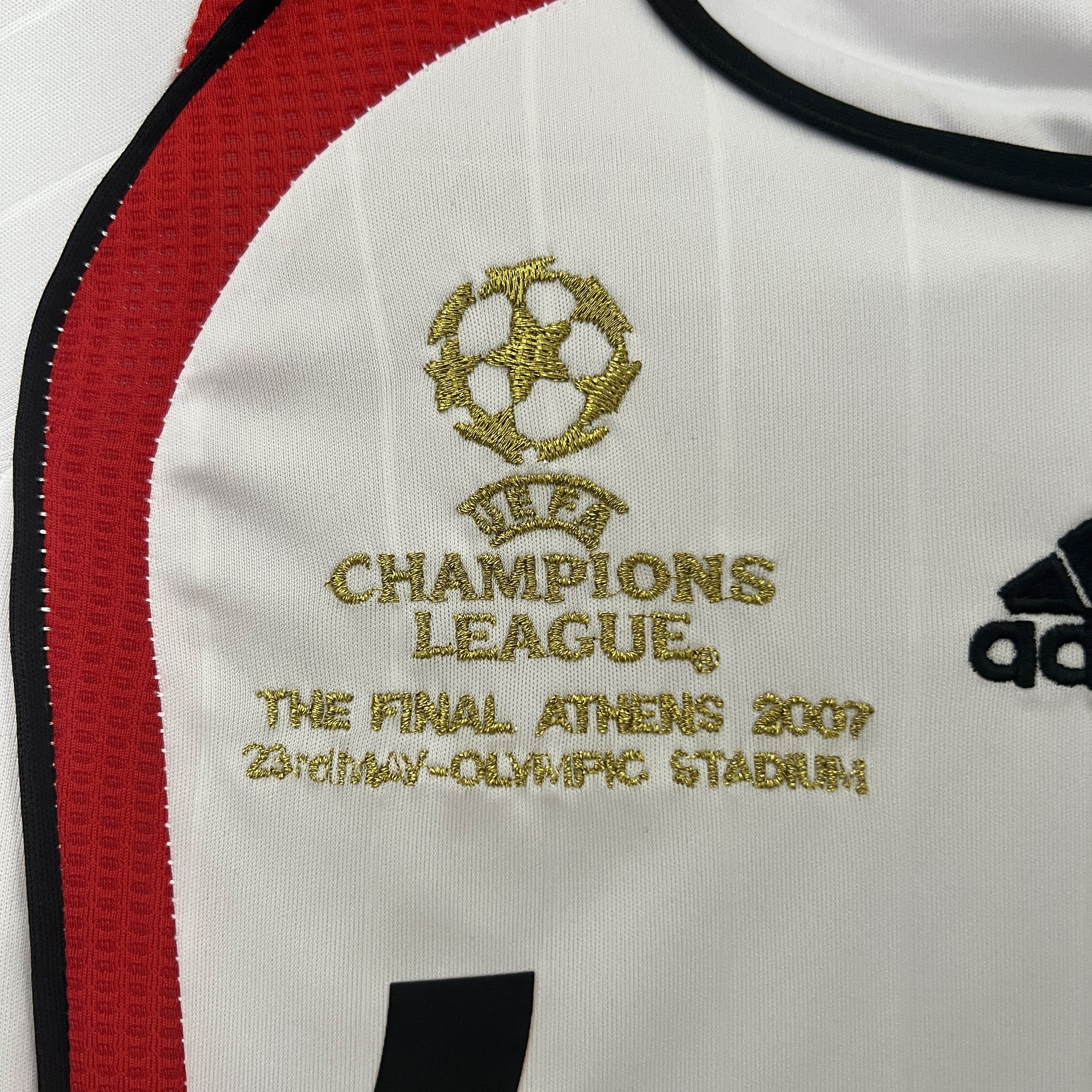 2006/2007 Retro AC Milan Away Champions League Football Shirt Kids Size