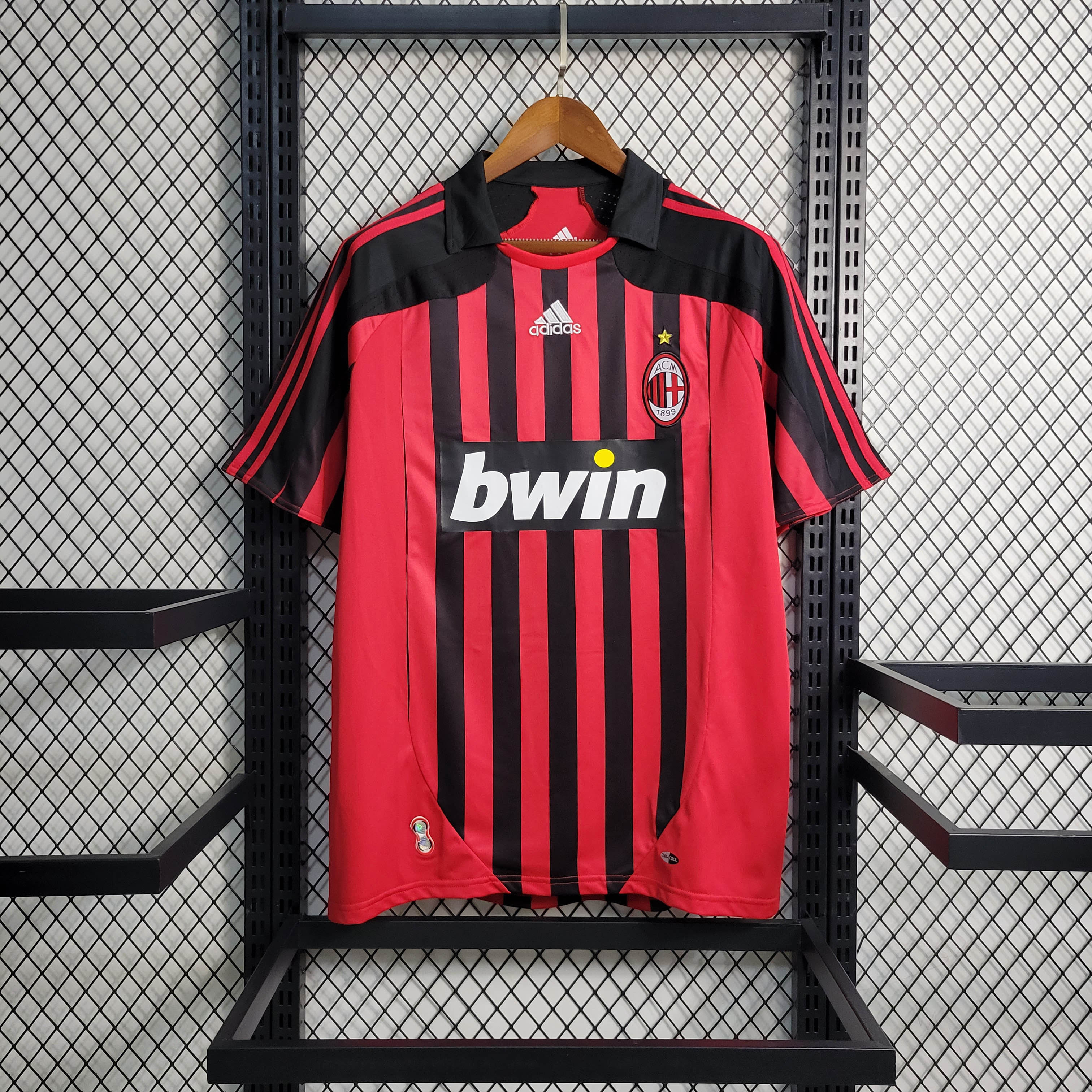 2007/2008 Retro AC Milan Home Football Shirt