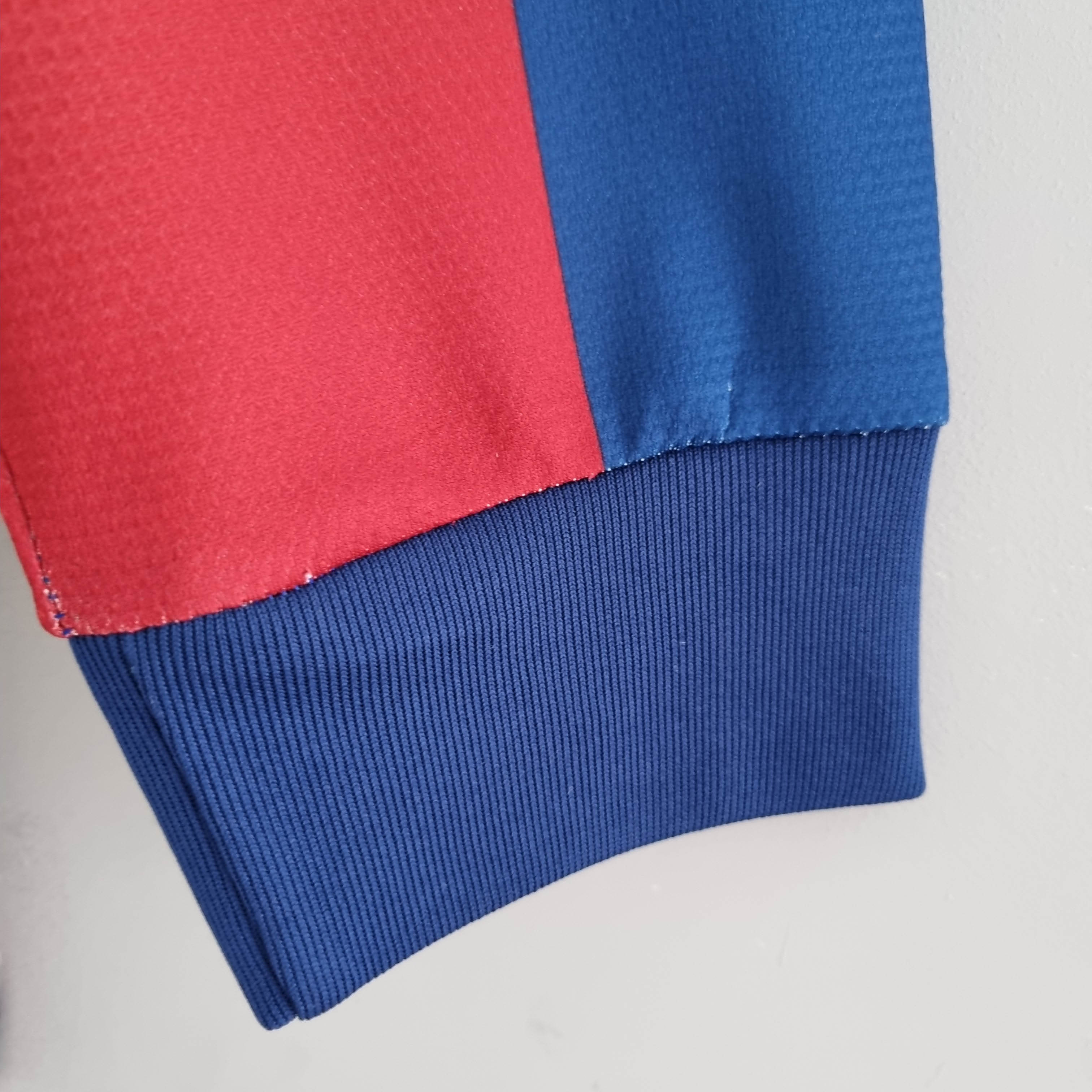 2010/2011 Retro Long Sleeve  Barcelona Home Football Shirt