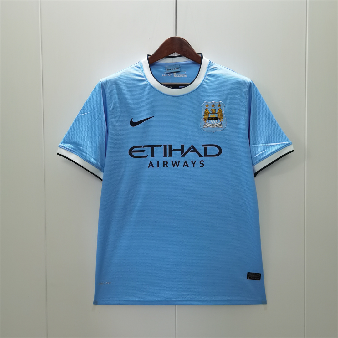2013/2014 Retro Manchester City HomeFootball shirt 1:1 Thai Quality