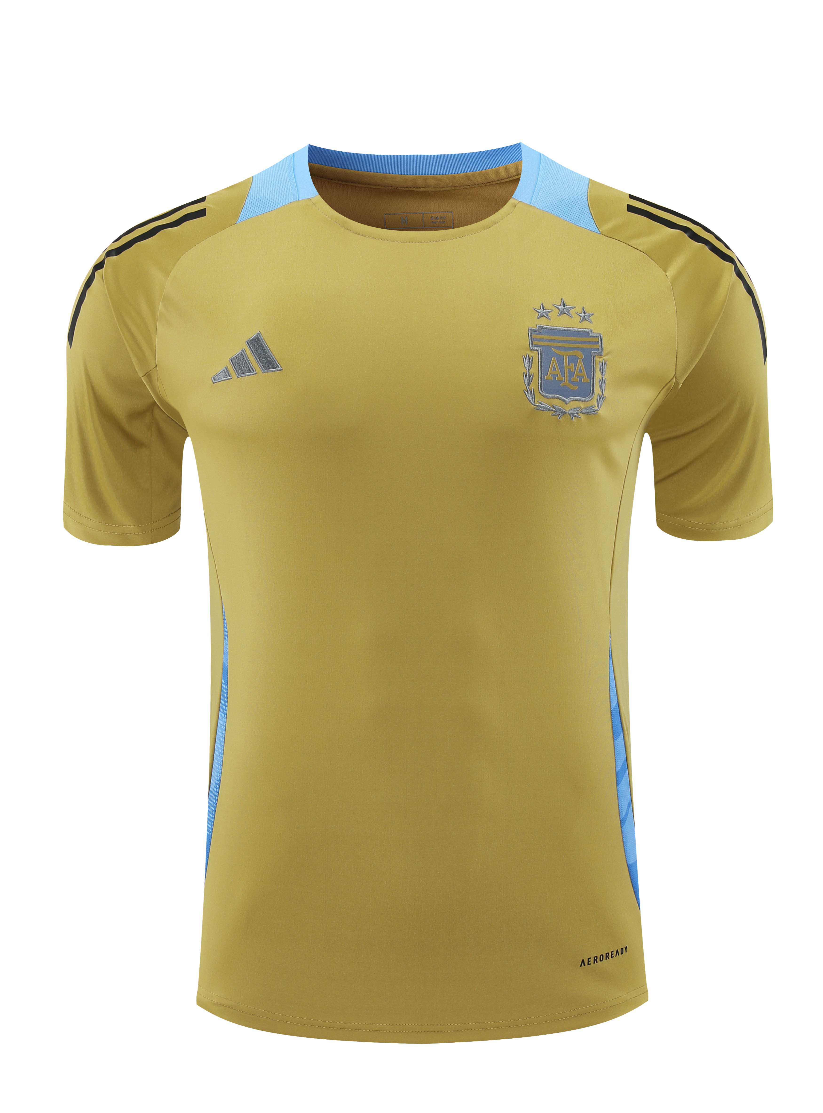 2024/2025 Argentina Training Wear Gold Suit Shirt