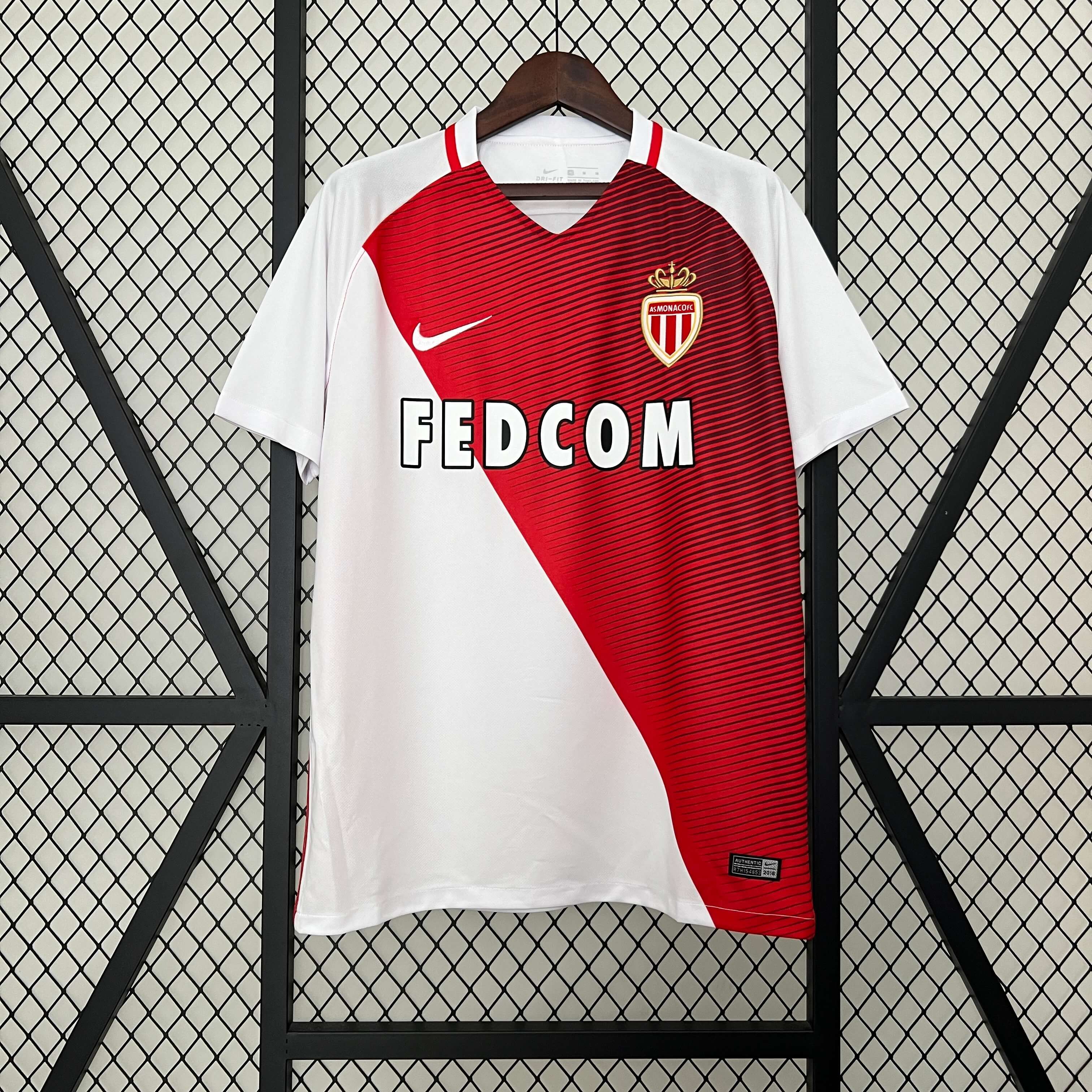 2016/2017 Retro AS Monaco Home Football Shirt
