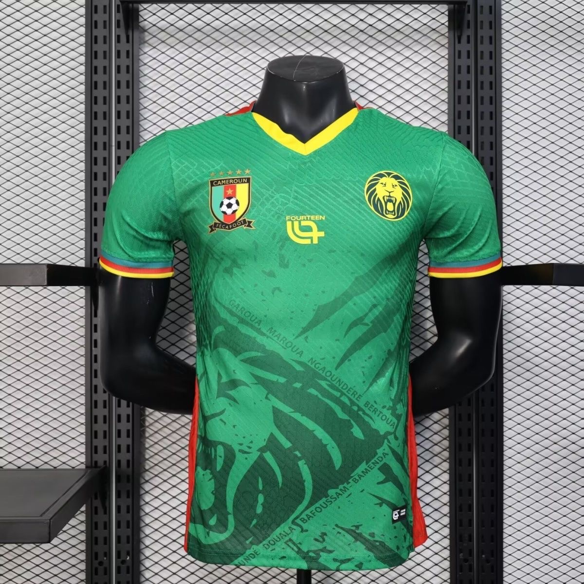 2025 Player Version Cameroon WhiteFootball Shirt 1:1 Thai Quality