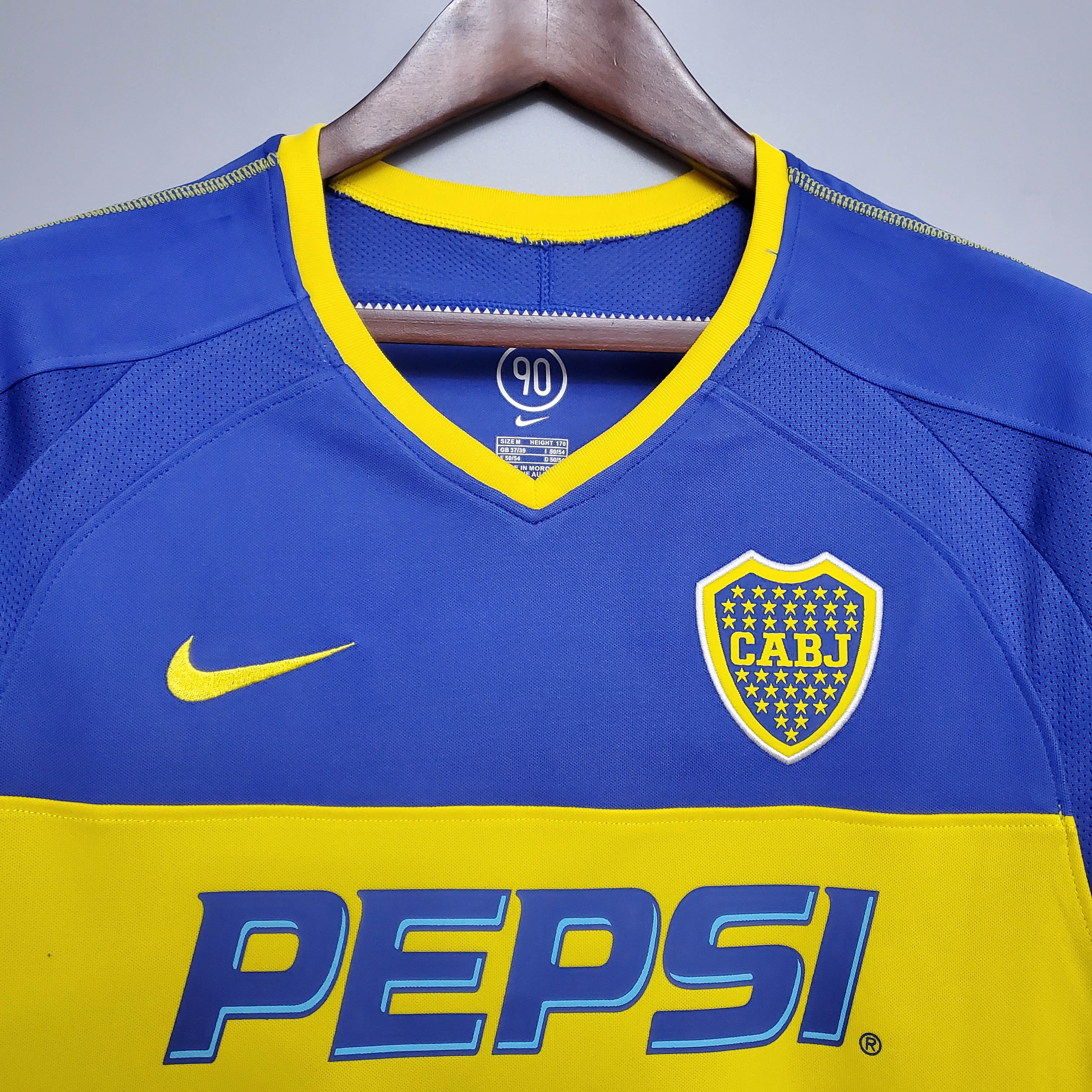 2003/2004 Retro Boca Juniors Home Football Shirt