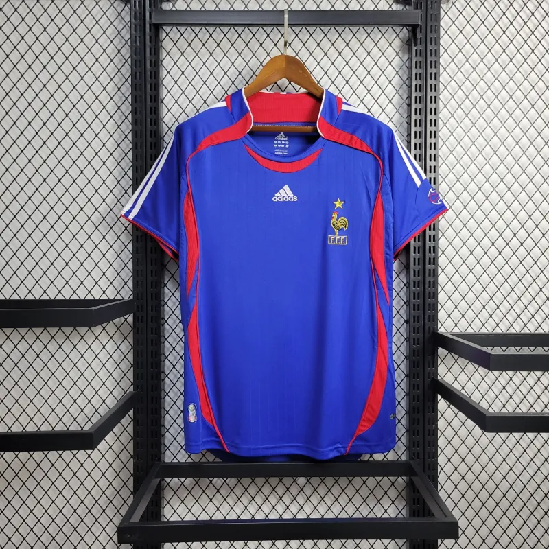 2006 Retro France Home Football Shirt