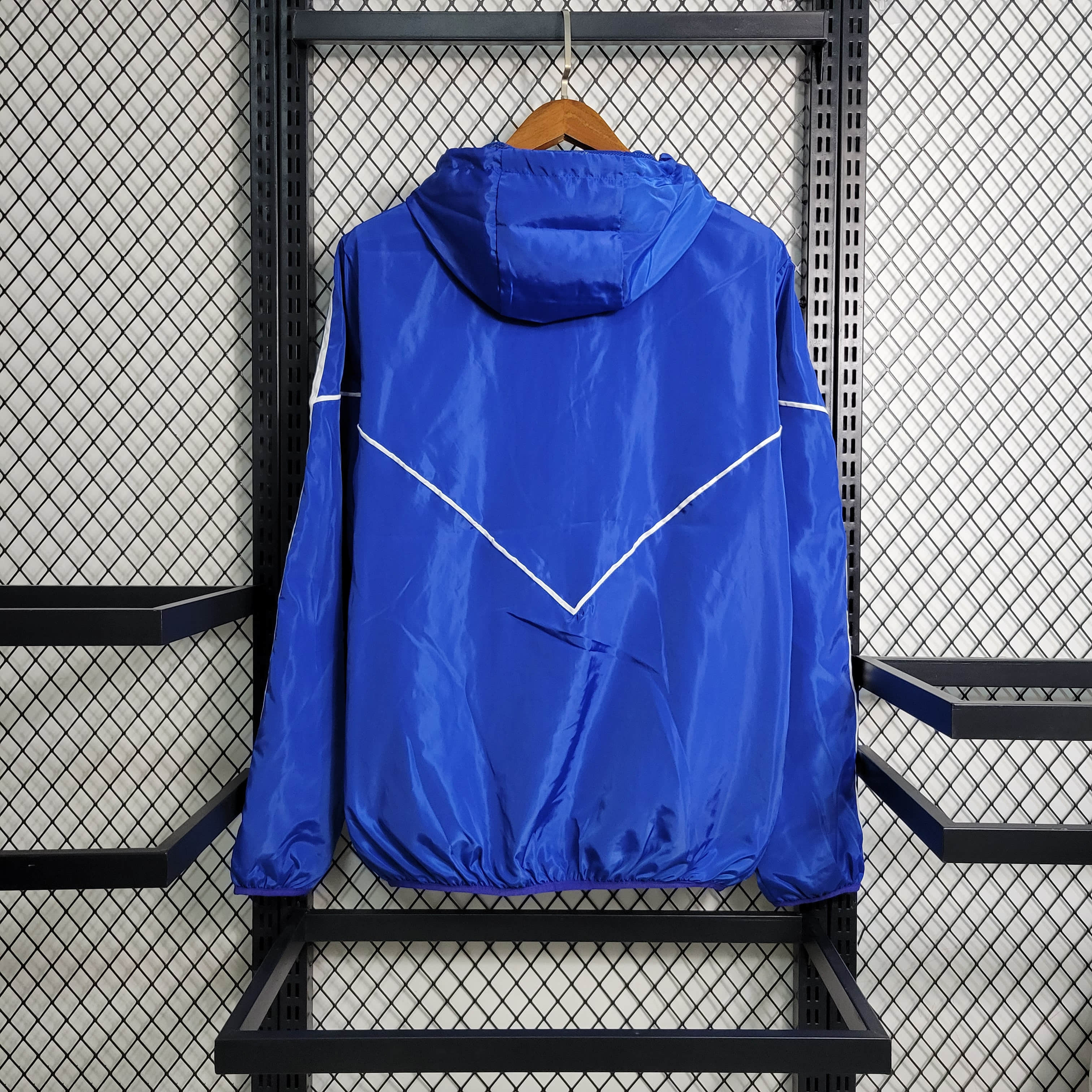 2023/2024 Lyon Windbreaker Blue Football Shirt