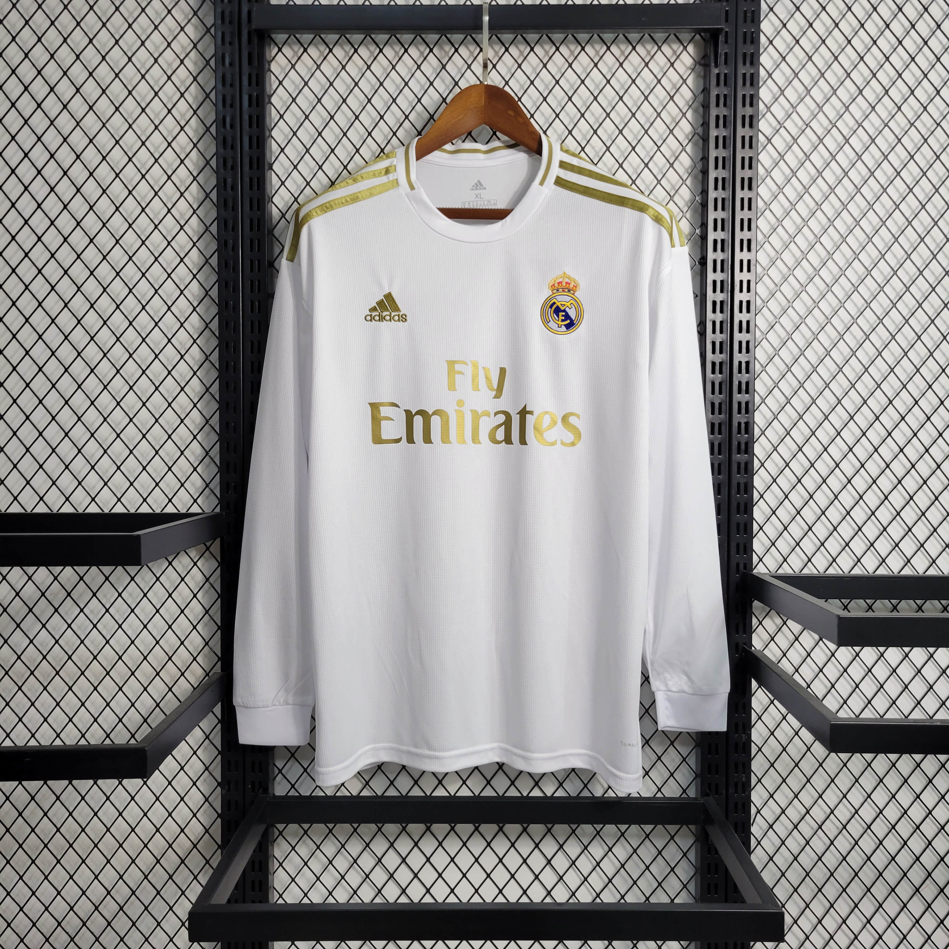 2019/2020 Retro Long Sleeve Real Madrid Home Football Shirt