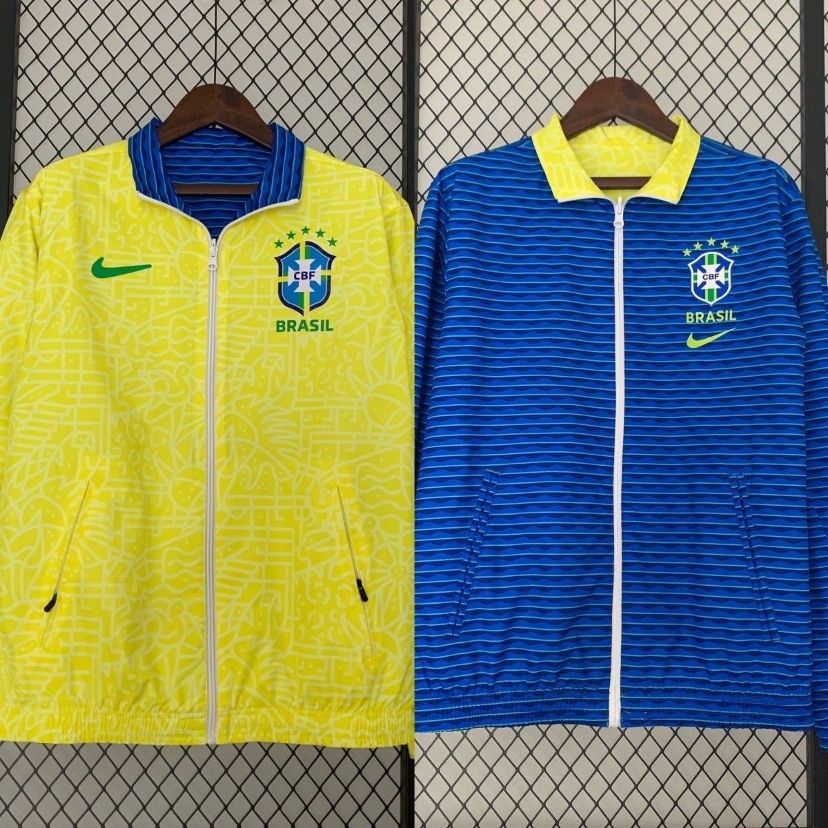 2024 Brazil Reversible Windbreaker Football Shirt