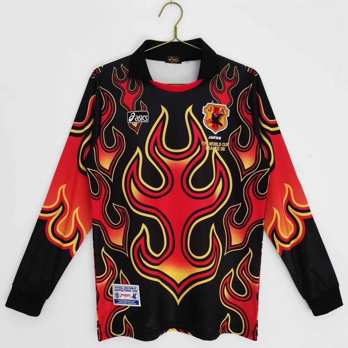 1998 Retro Long Sleeve Japan Goalkeeper Football Shirt 1:1 Thai Quality