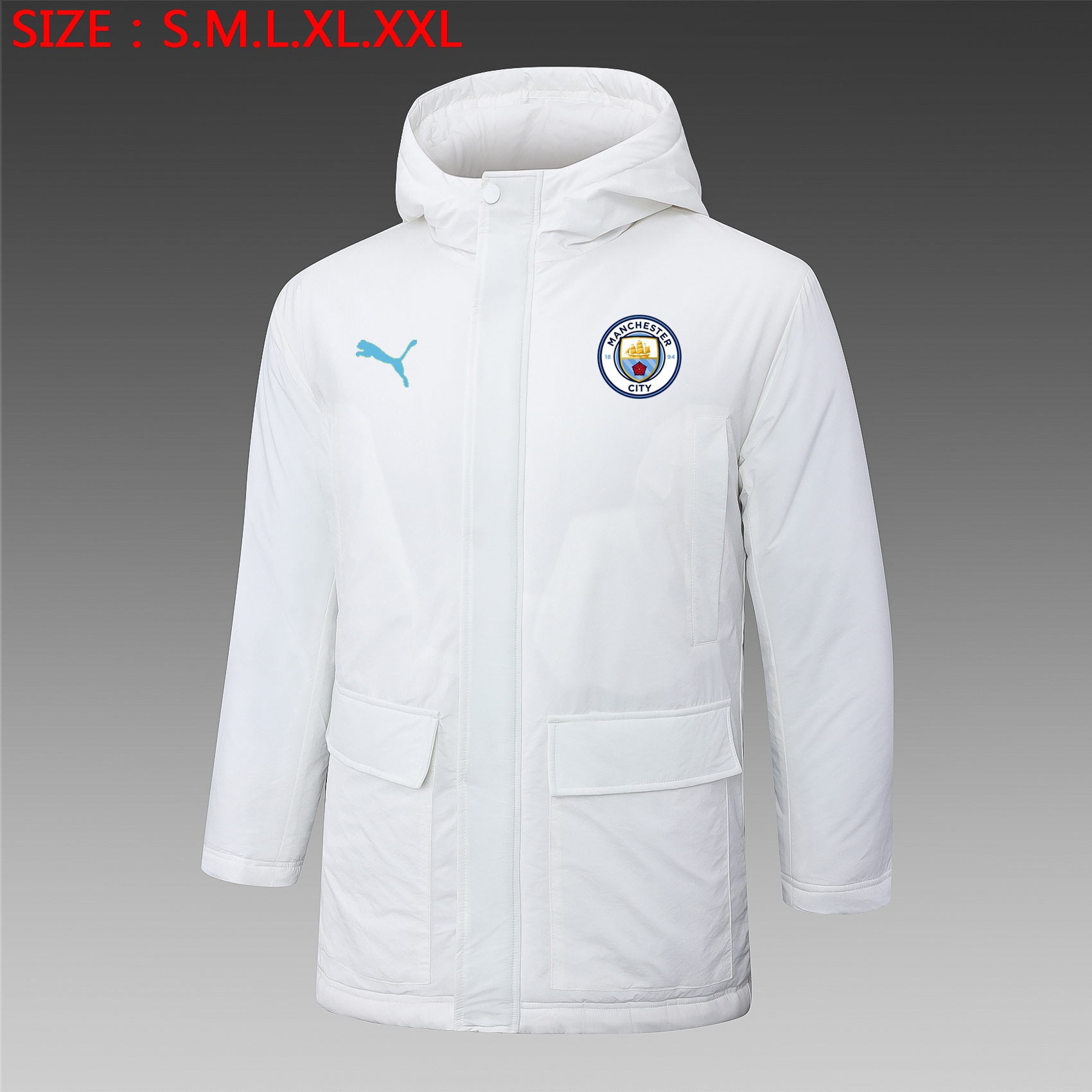 2024/2025 Manchester City Winter Warm Cotton Coat