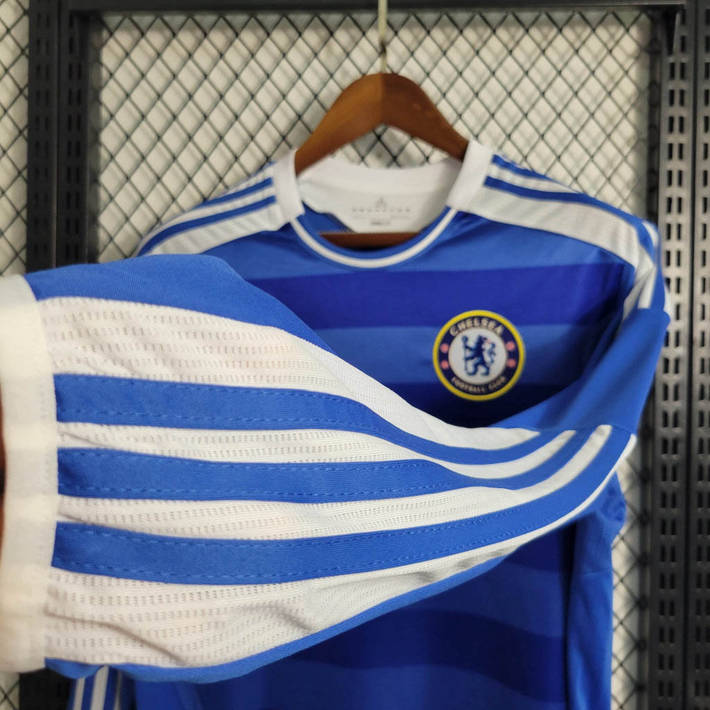 2011/2012 Retro Long Sleeve Chelsea Home Football Shirt
