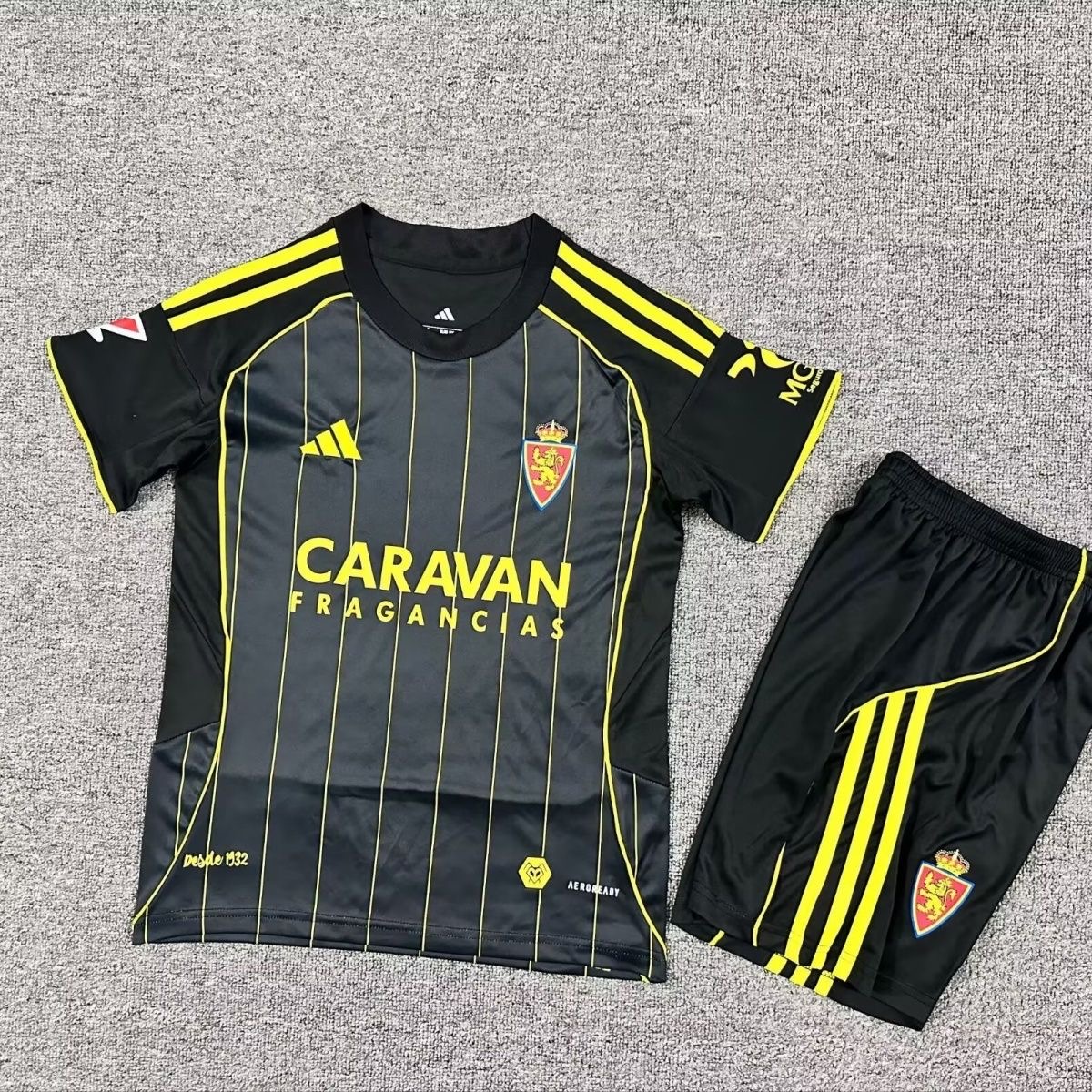2025/2026 Real Zaragoza Away FootballShirt Kids Size 1:1 Thai Quality
