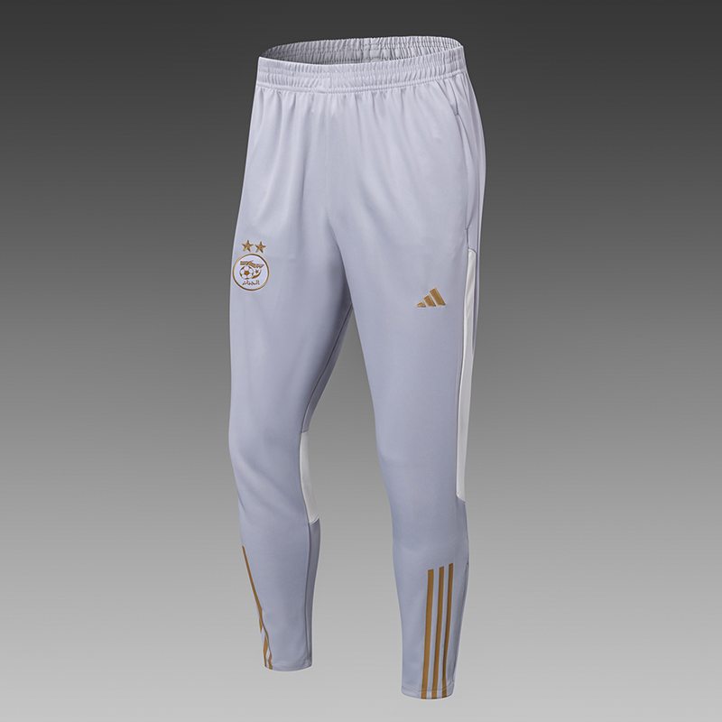 2022 Algeria Half-Pull Training Suit White Football Shirt Set