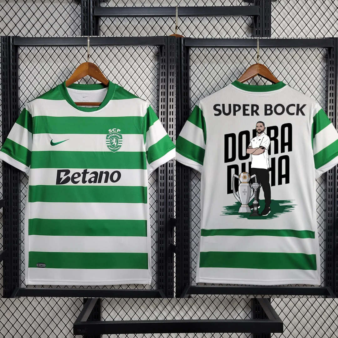 2025/2026 Sporting Lisbon Home Champion Football Shirt 1:1 Thai Quality