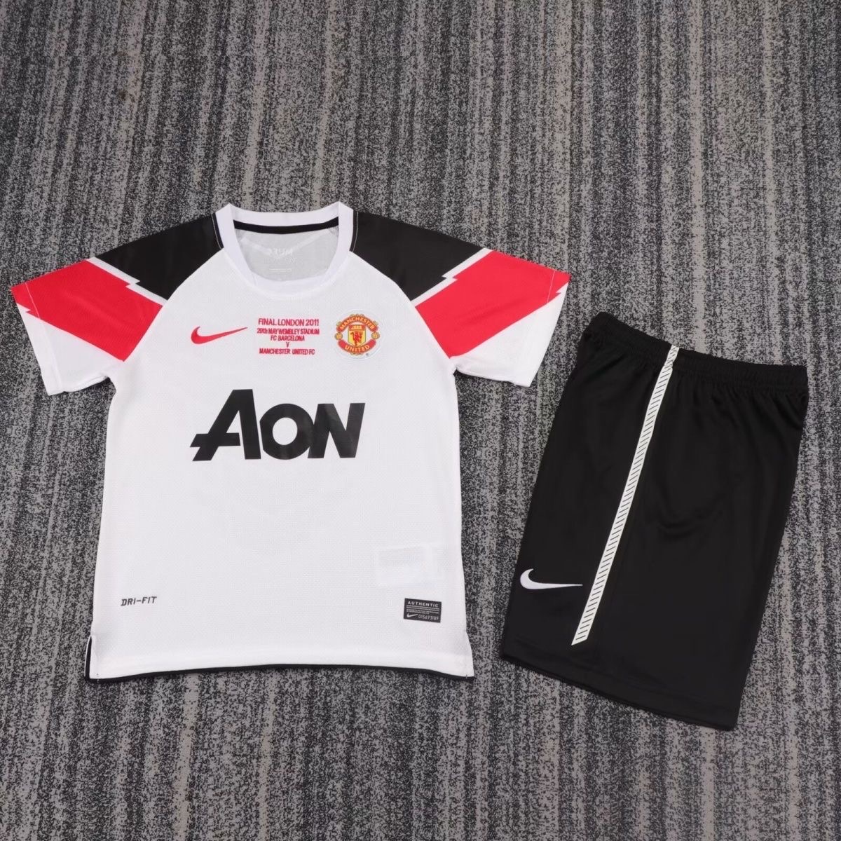 2011/2012 Retro Manchester UnitedAway Champions League Football Shirt